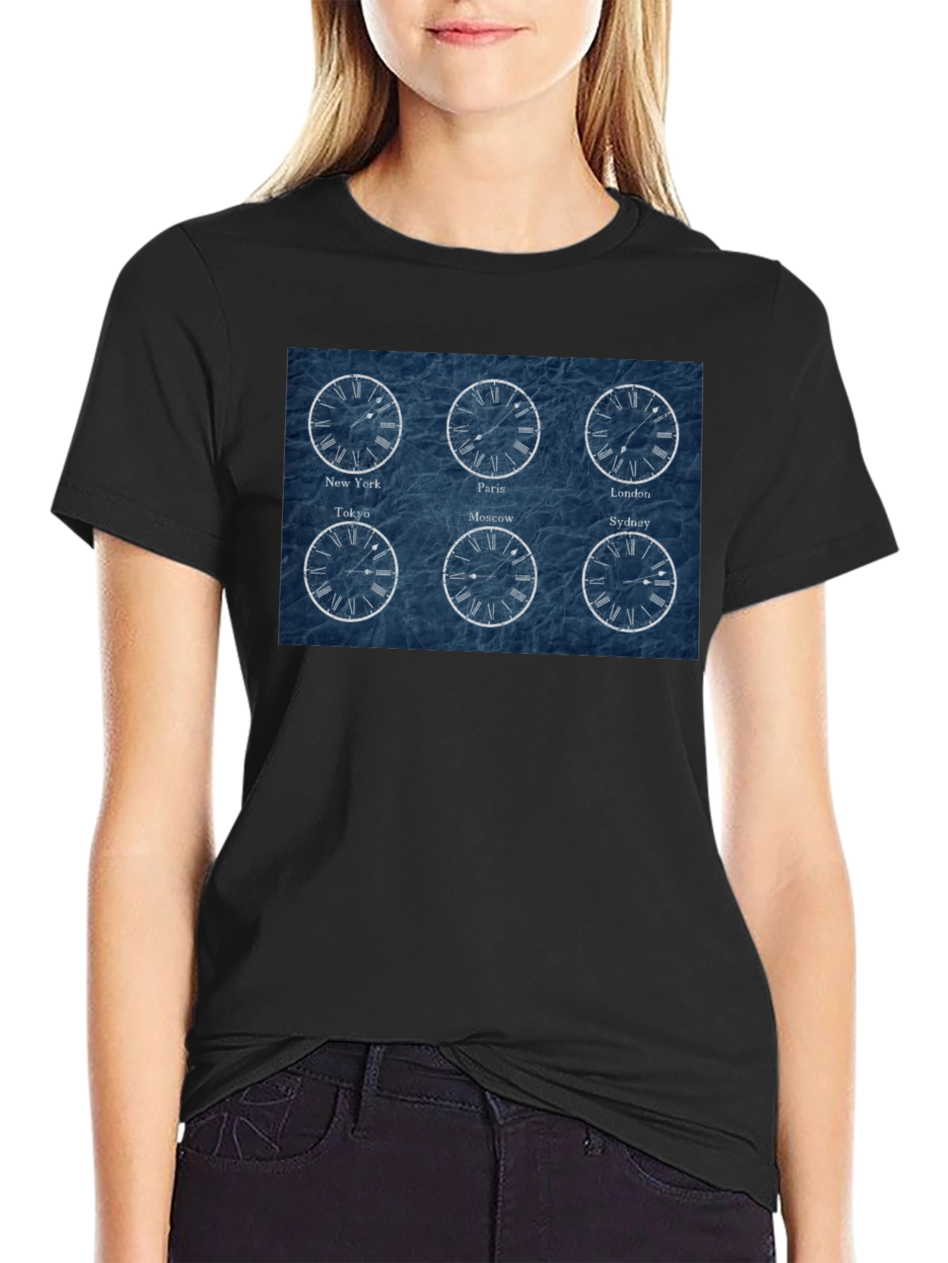 World Time Zone T-Shirt - Travel Themed Tee