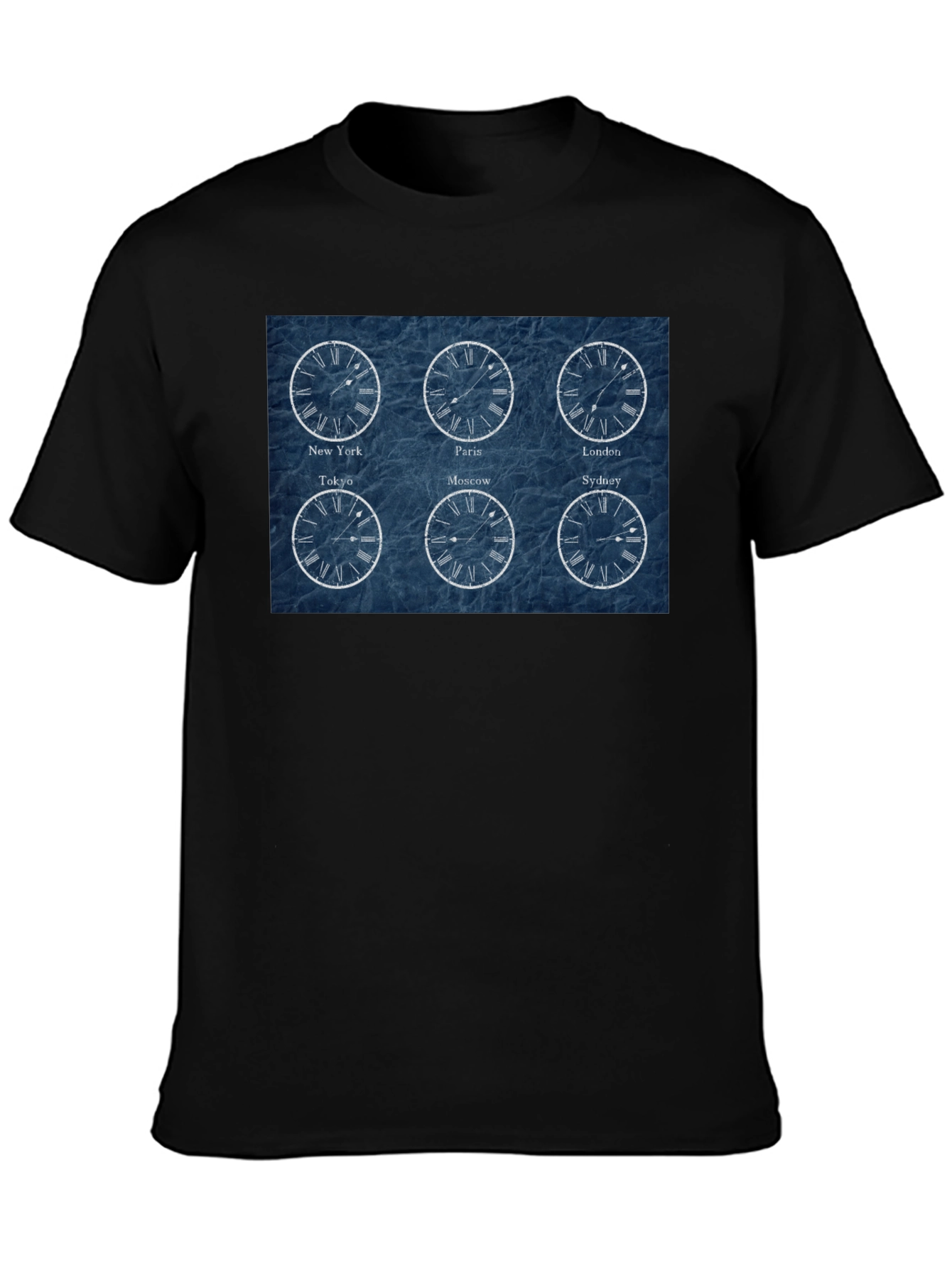 World Time Zone T-Shirt - Travel Themed Tee