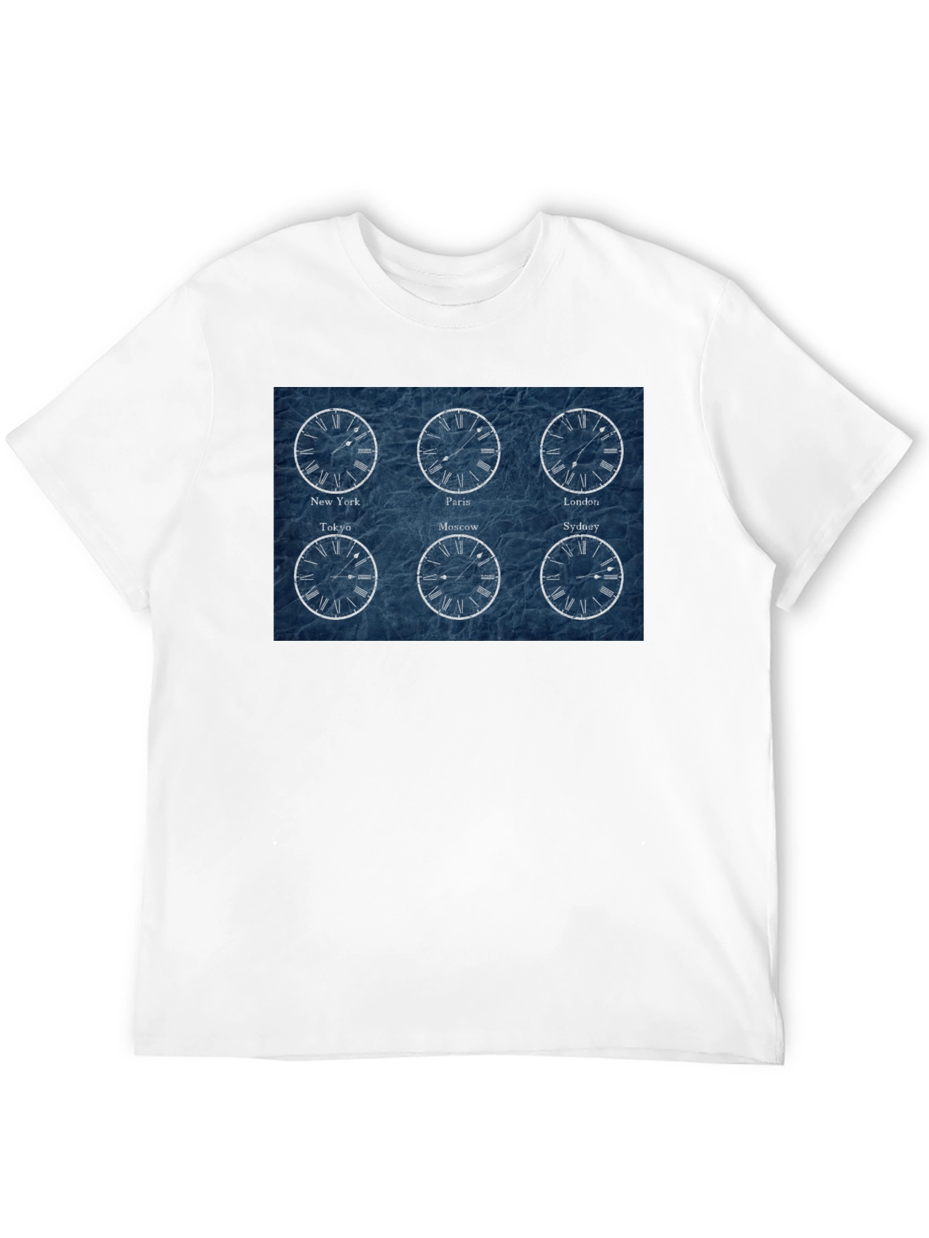 World Time Zone T-Shirt - Travel Themed Tee