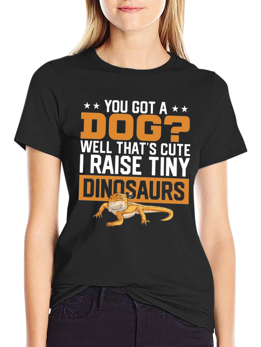 Funny Bearded Dragon T-Shirt - Tiny Dinosaurs
