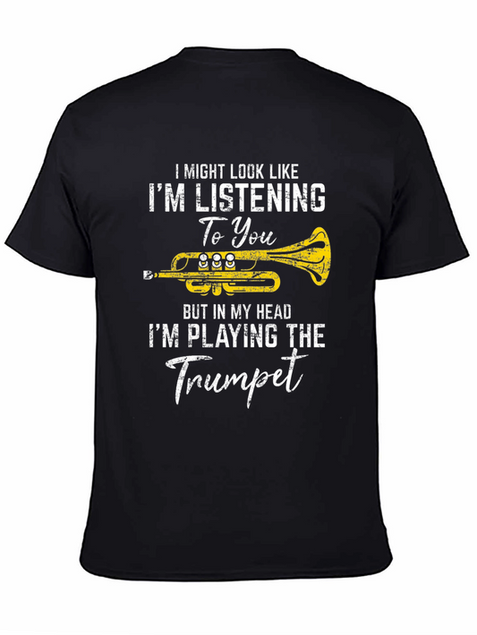 Trumpet Player Graphic T-Shirt - Musician Tee