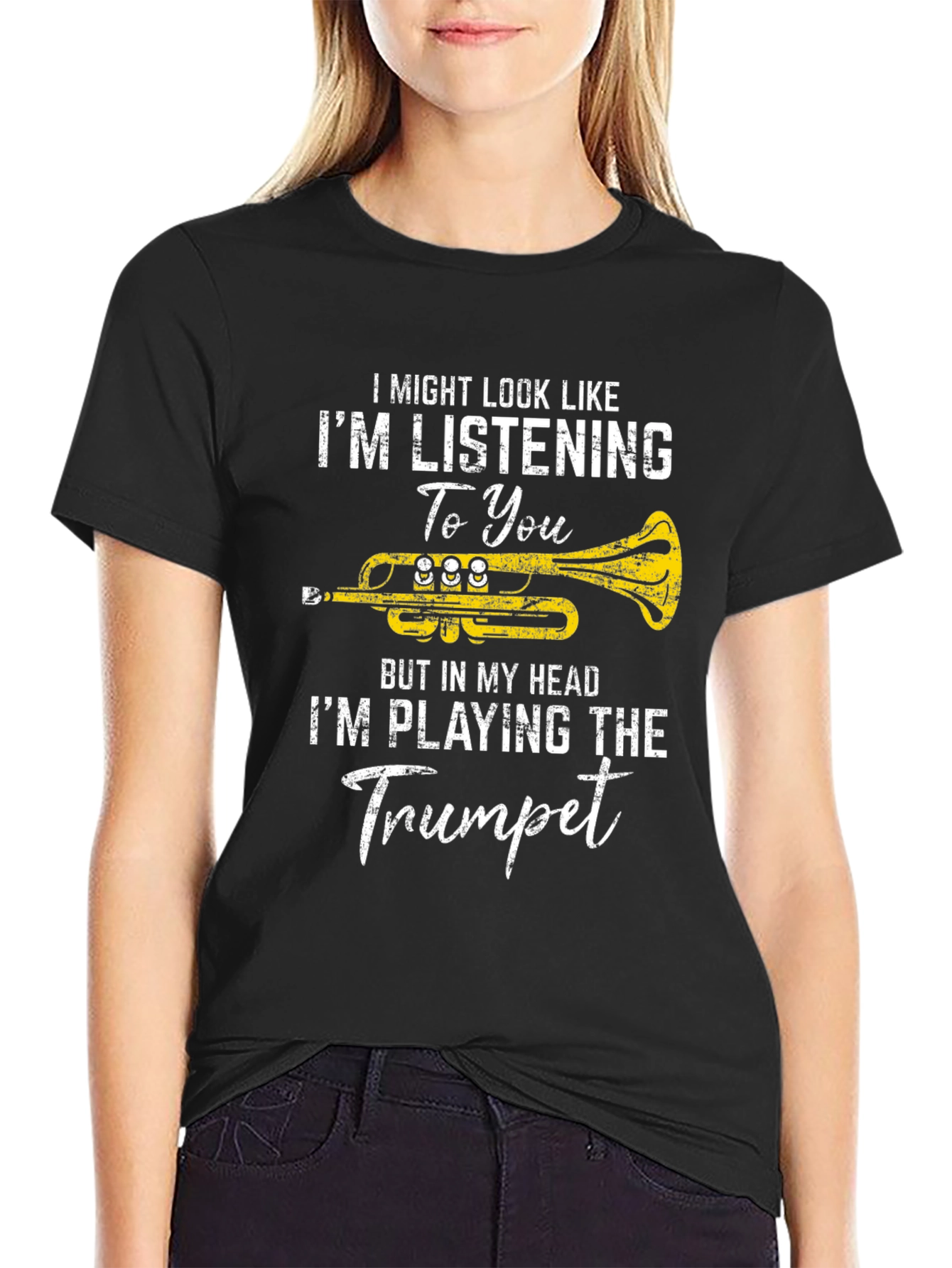 Trumpet Player Graphic T-Shirt - Musician Tee