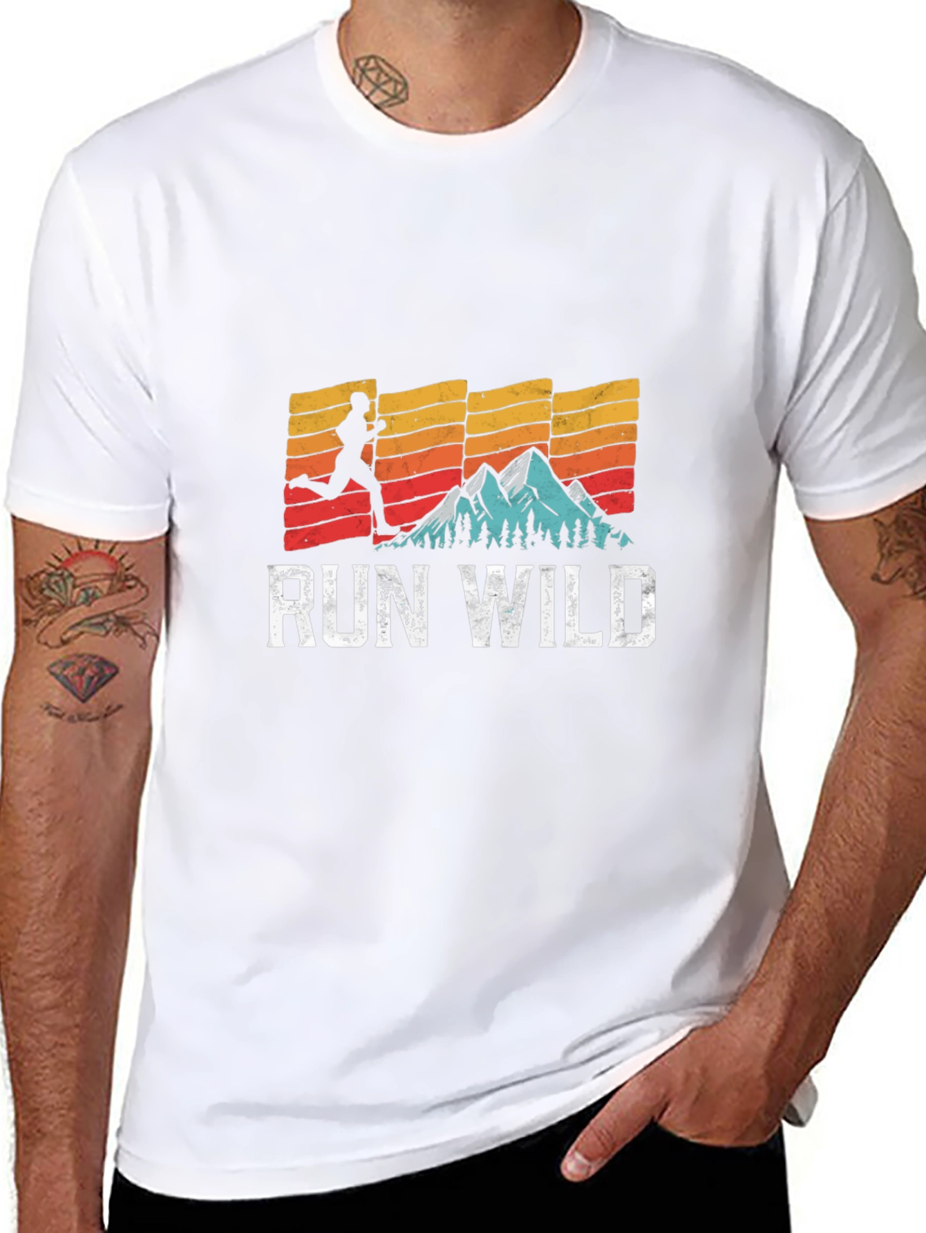 Run Wild Graphic Tee - Adventure Awaits