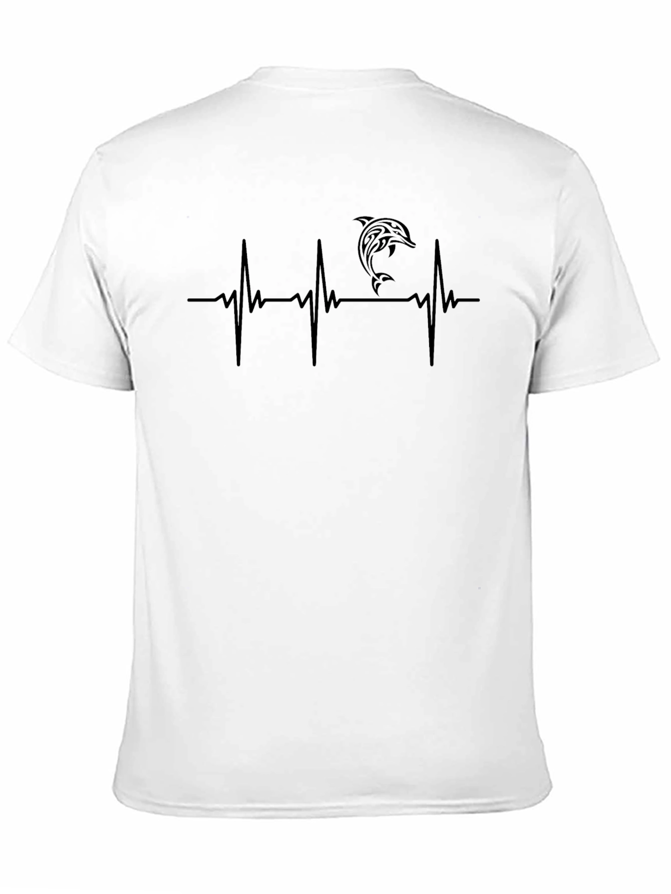 Dolphin Heartbeat T-Shirt - Mens Graphic Tee