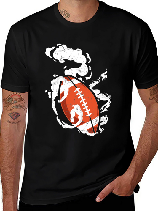 Football Graphic Print T-Shirt