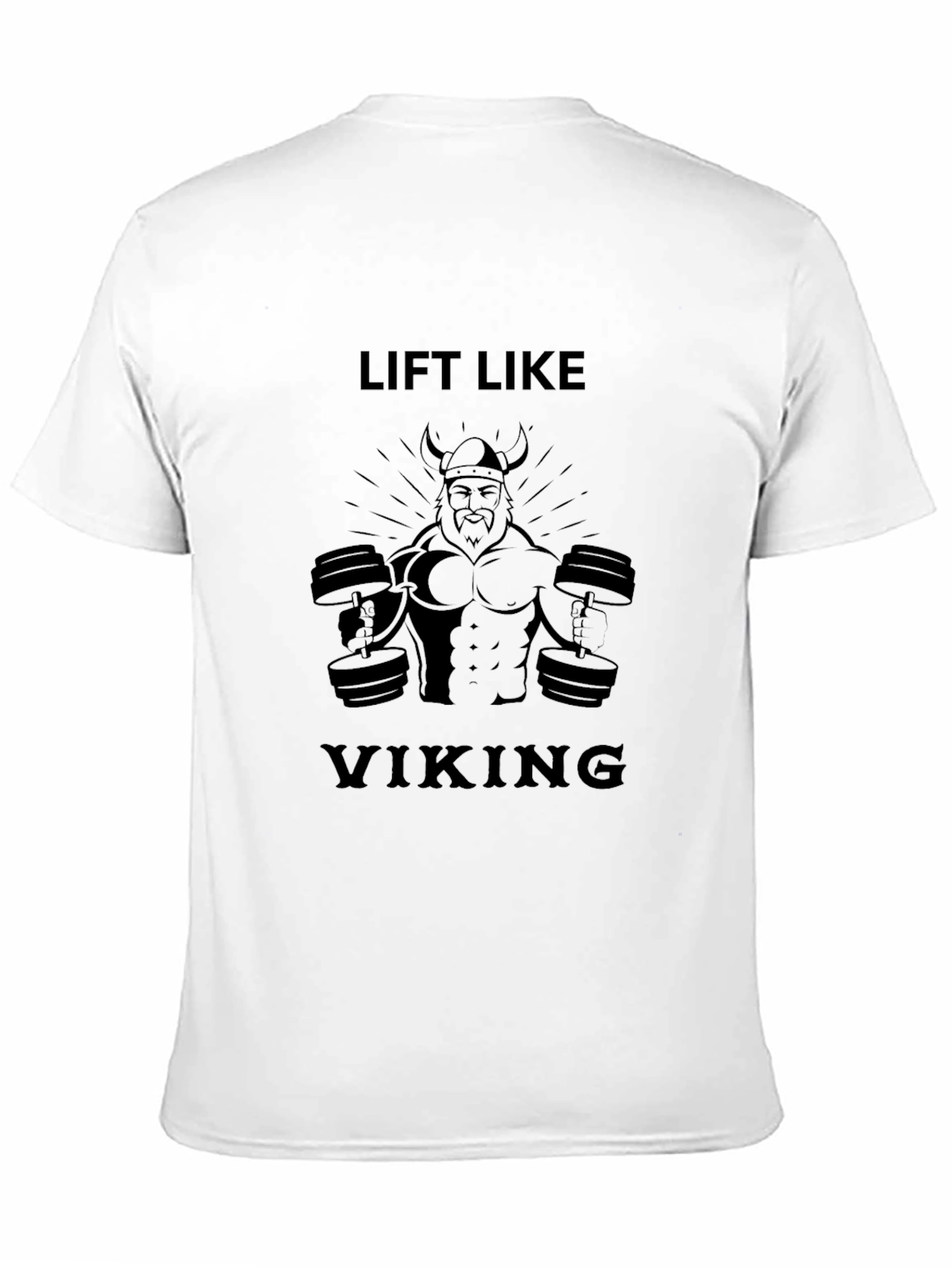 Lift Like Viking T-Shirt Black Graphic Tee