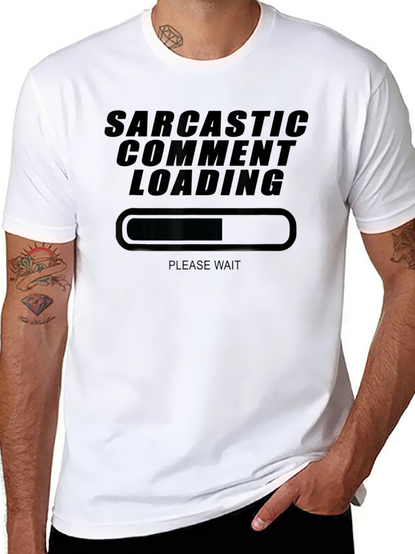Sarcastic Comment Loading T-Shirt Funny Humor Tee