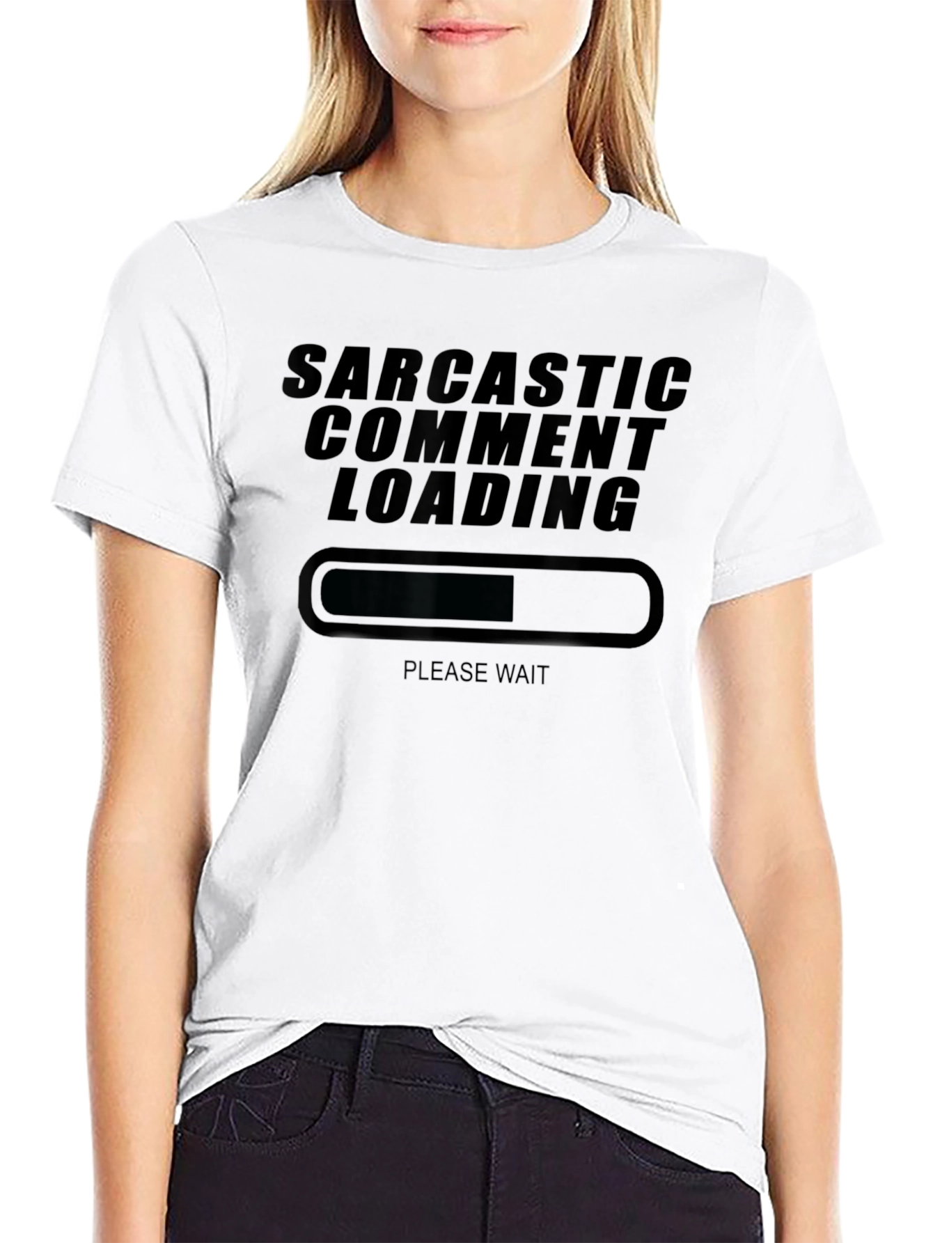 Sarcastic Comment Loading T-Shirt Funny Humor Tee