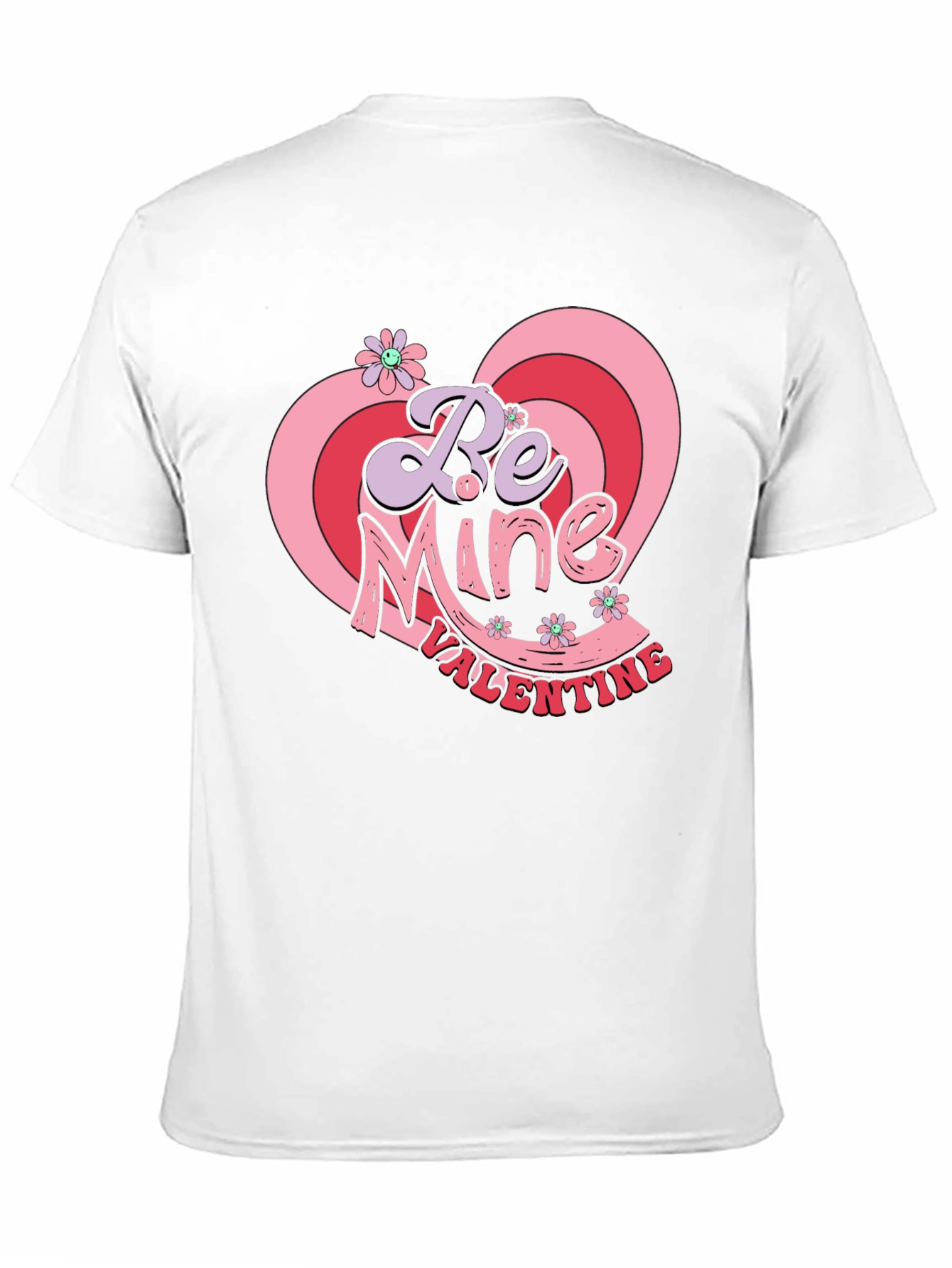 Be Mine Valentine Black T-Shirt