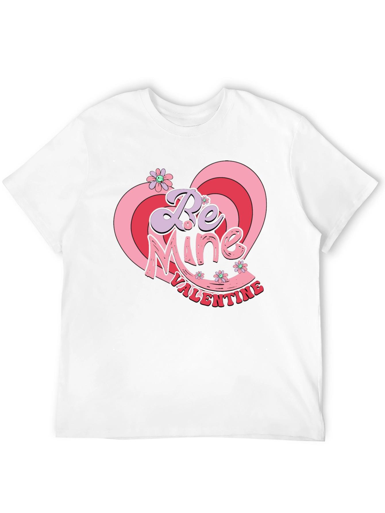 Be Mine Valentine Black T-Shirt
