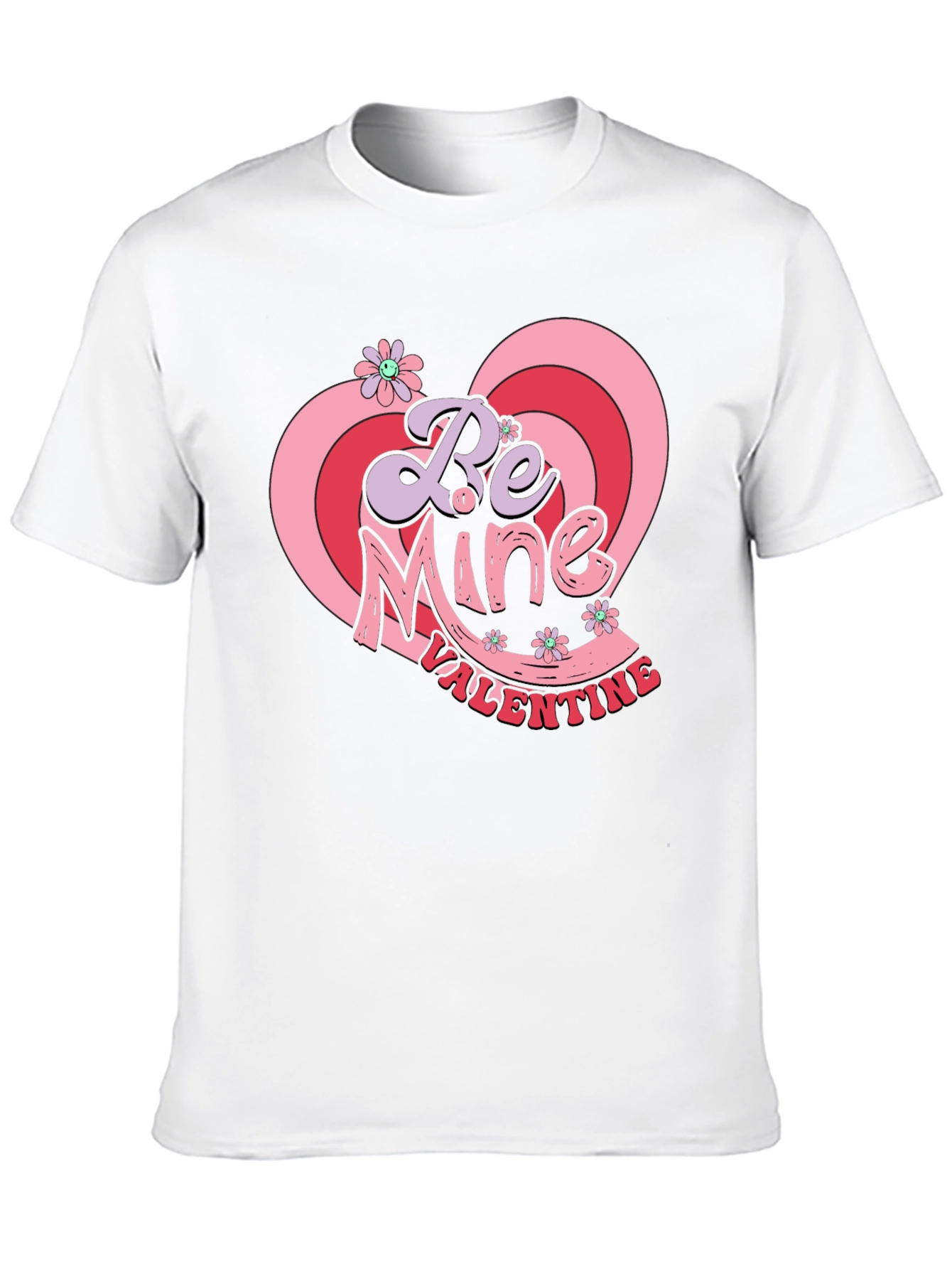 Be Mine Valentine Black T-Shirt