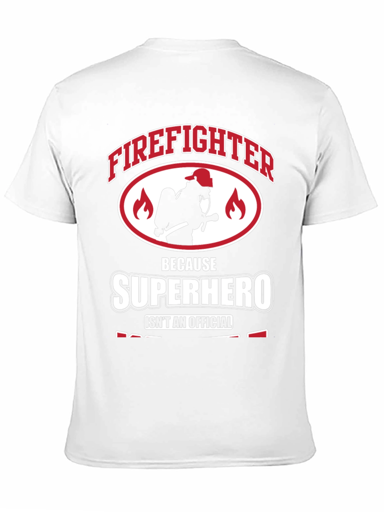 Firefighter Superhero Graphic Tee - Heroic Design