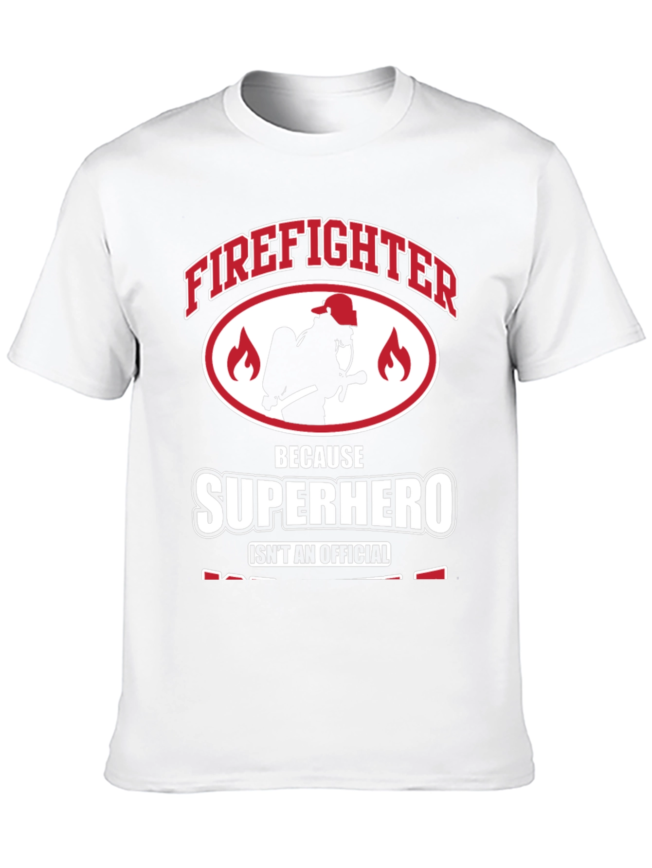 Firefighter Superhero Graphic Tee - Heroic Design
