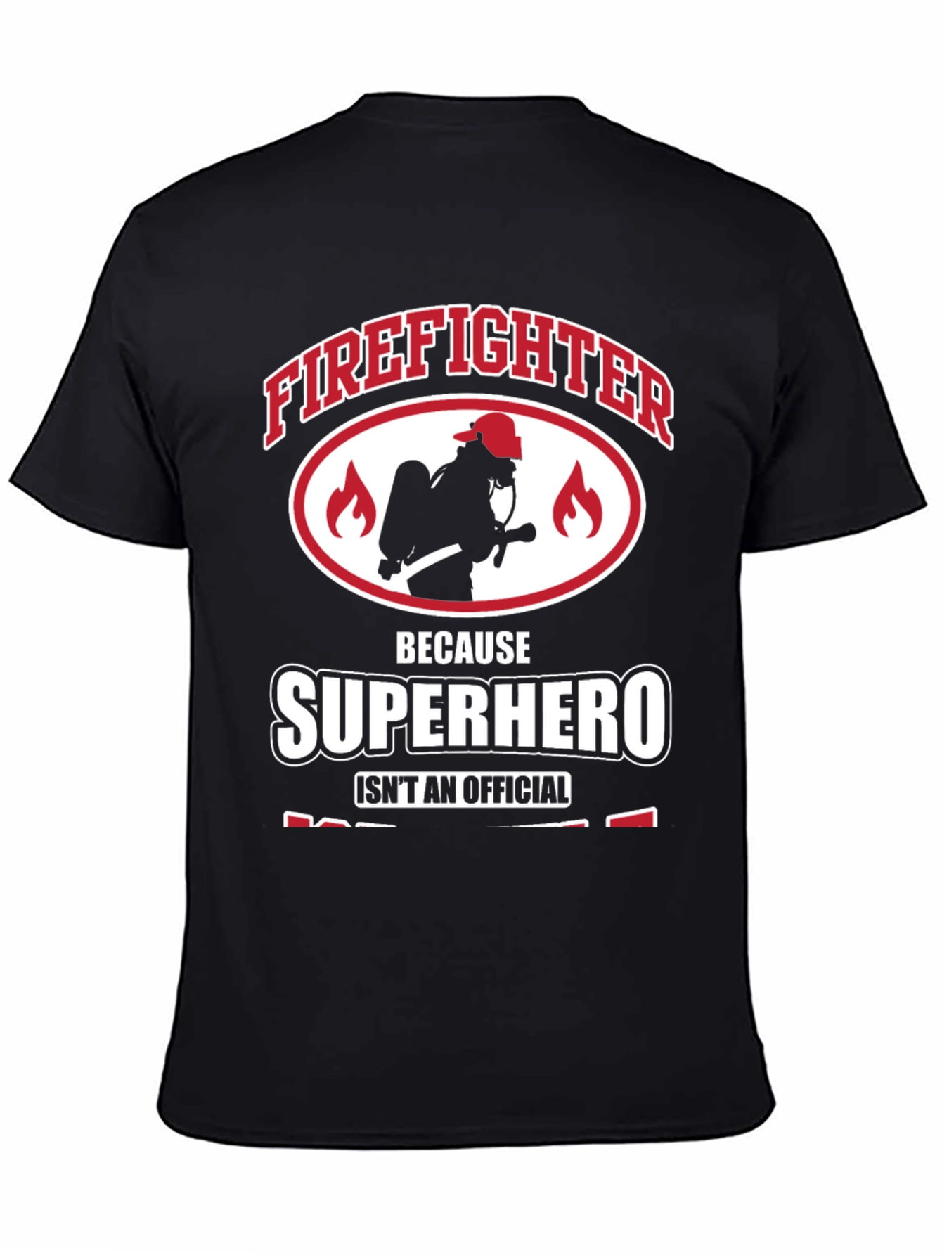 Firefighter Superhero Graphic Tee - Heroic Design