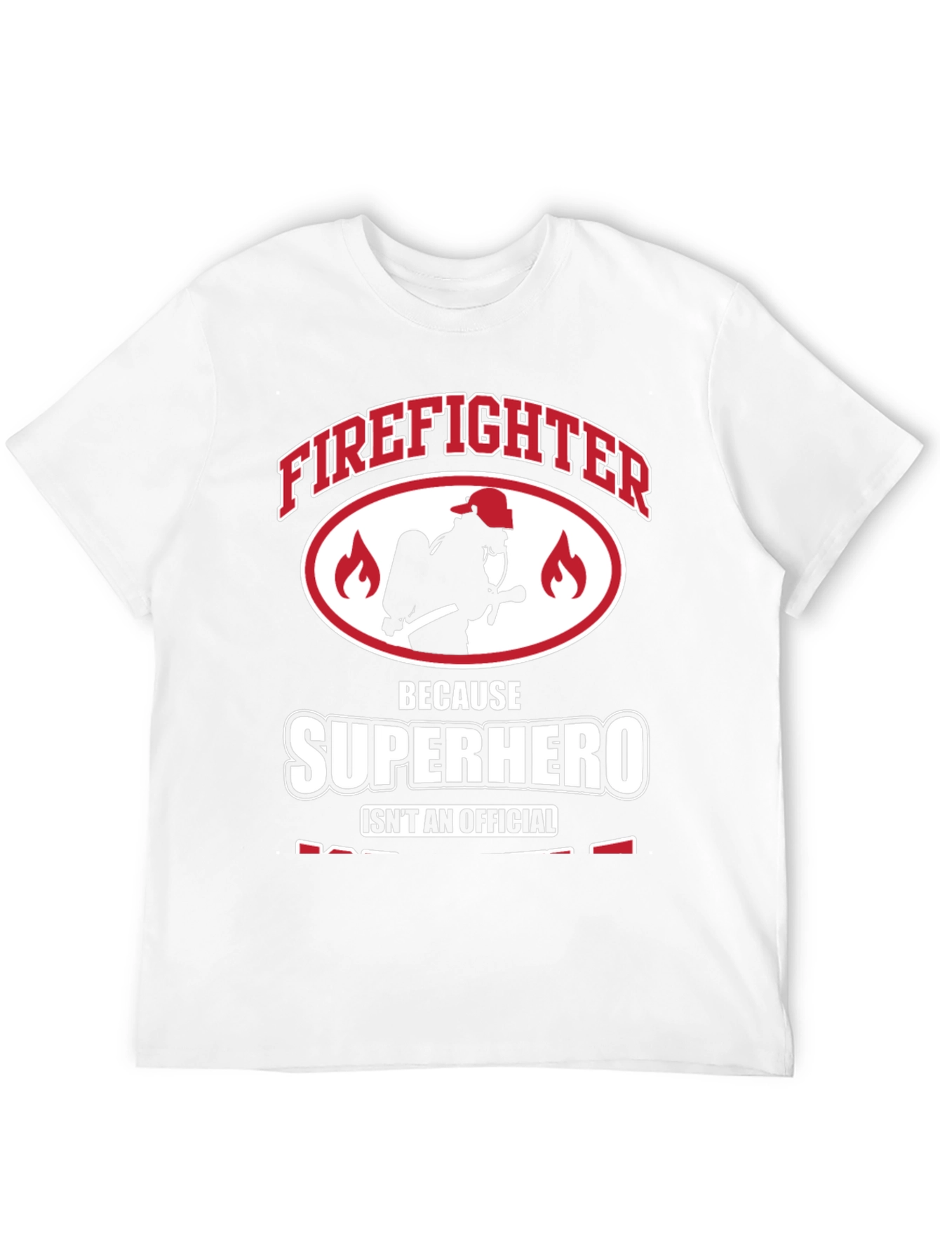Firefighter Superhero Graphic Tee - Heroic Design