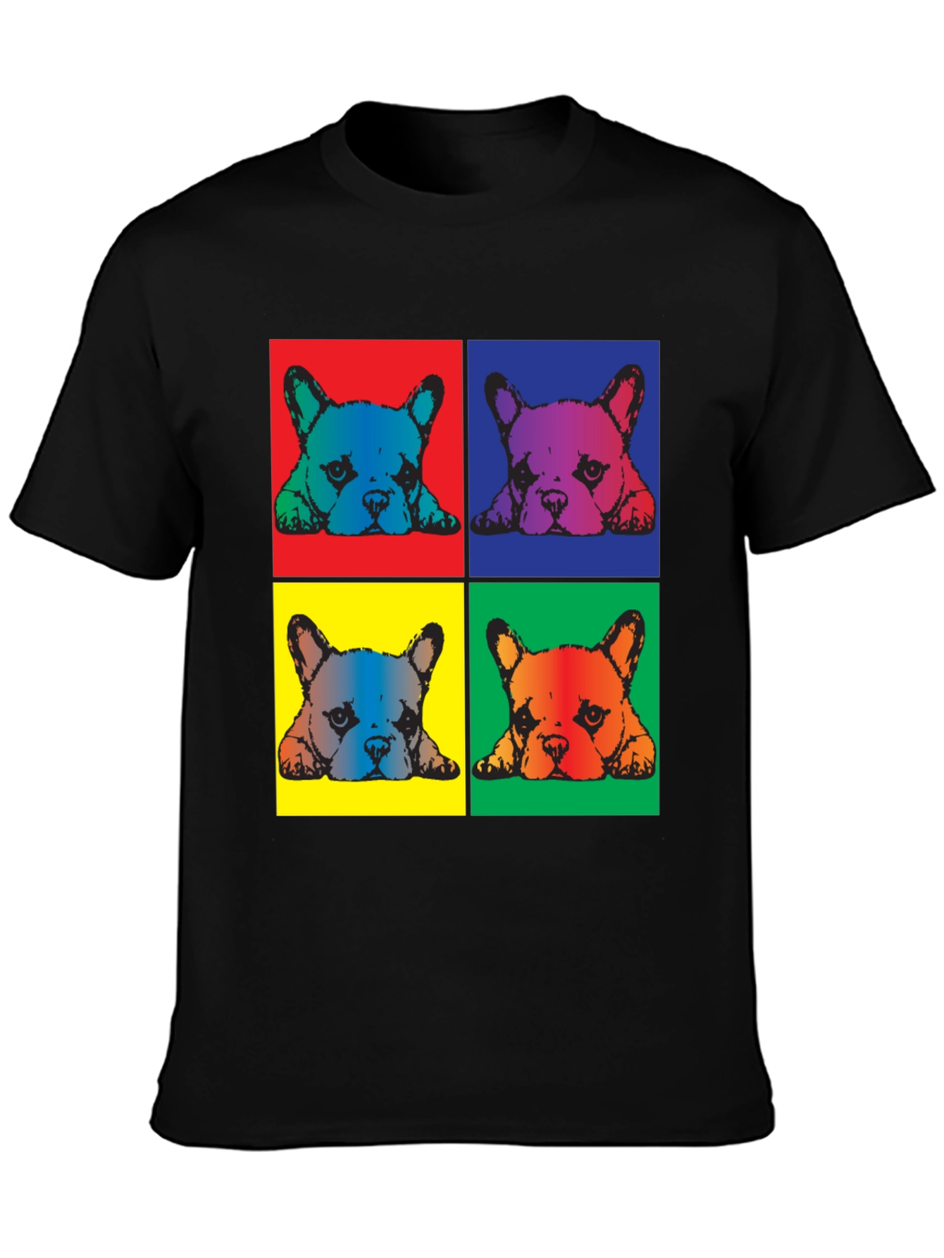 Pop Art French Bulldog Graphic Tee