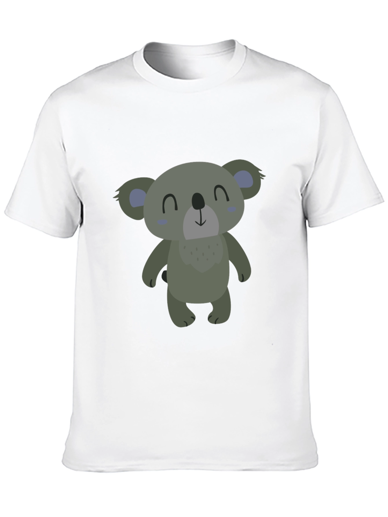 Cute Koala Graphic Black T-Shirt