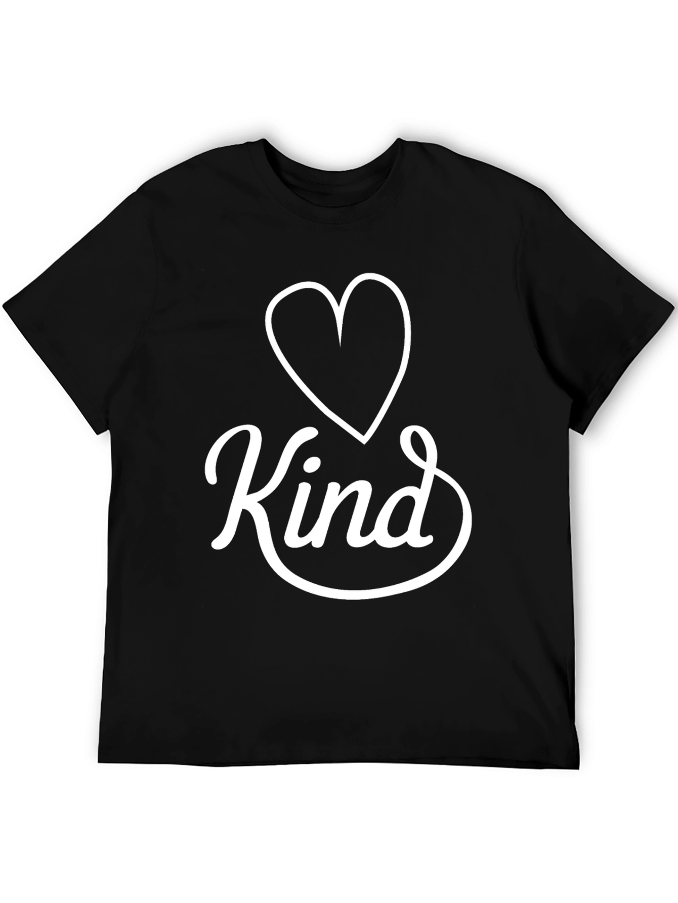 Kind Heart Graphic Tee - Black Unisex T-Shirt