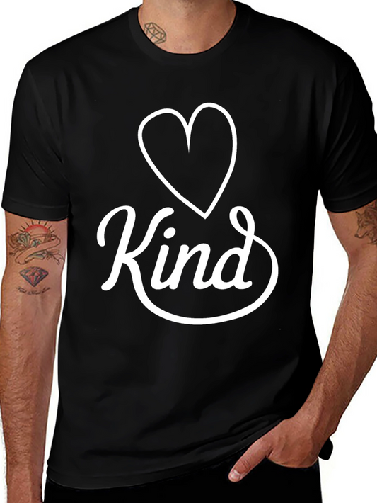 Kind Heart Graphic Tee - Black Unisex T-Shirt