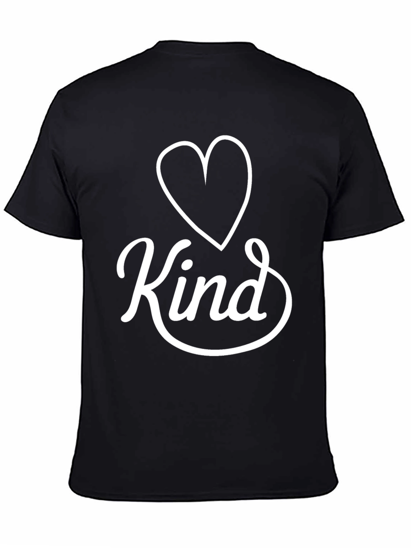 Kind Heart Graphic Tee - Black Unisex T-Shirt