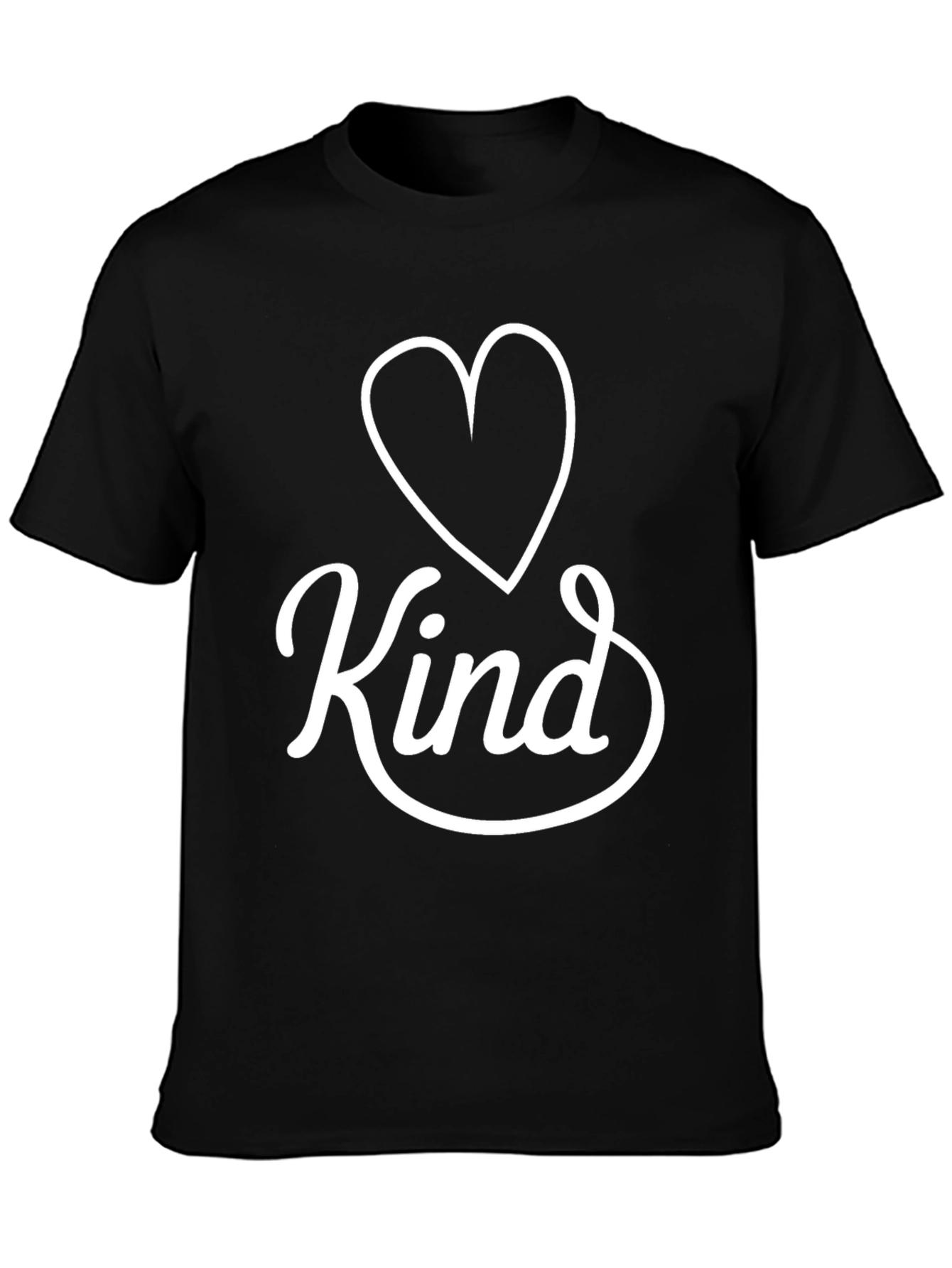 Kind Heart Graphic Tee - Black Unisex T-Shirt