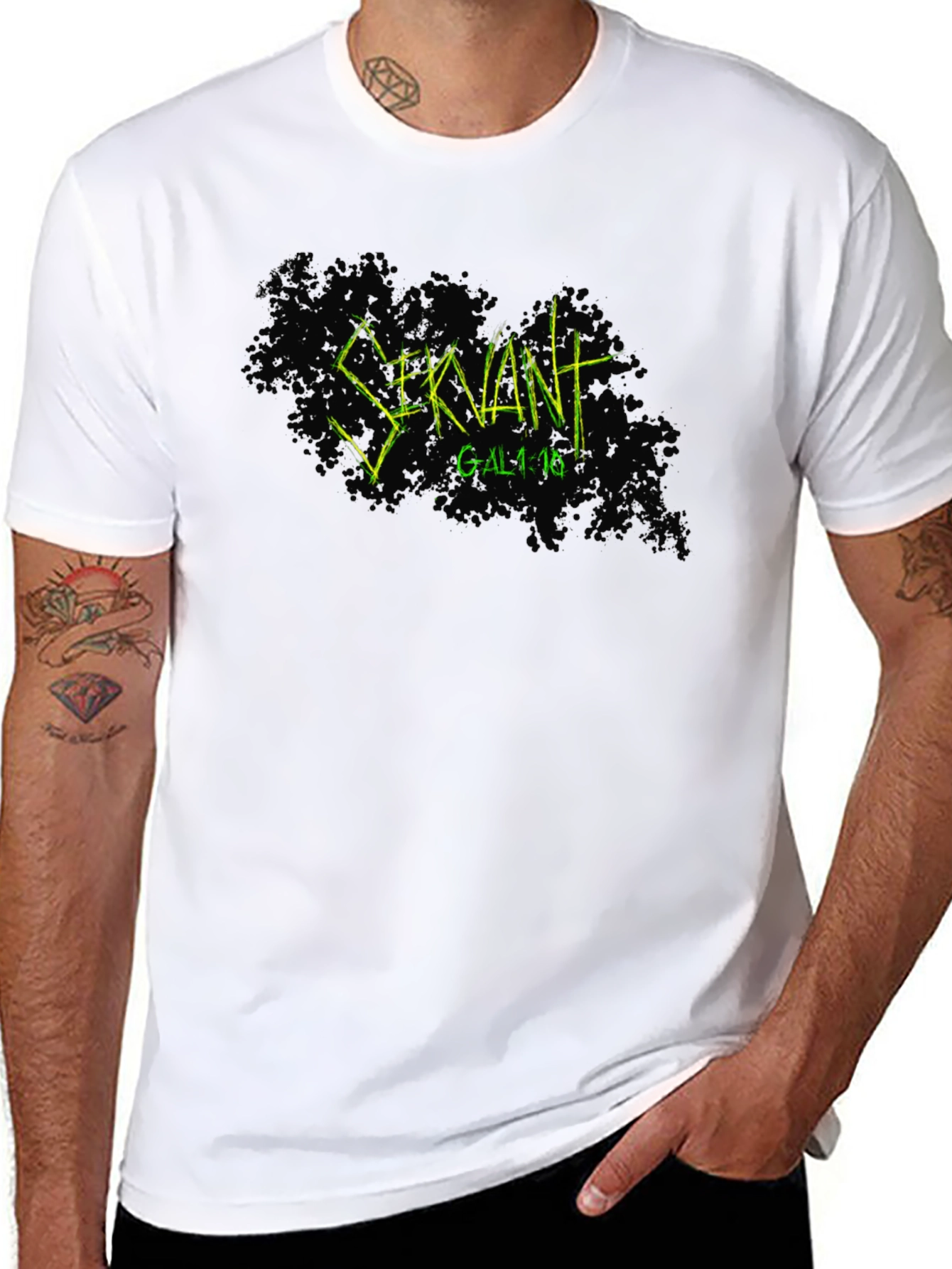 Servant GAL 1:10 Graphic T-Shirt - Black