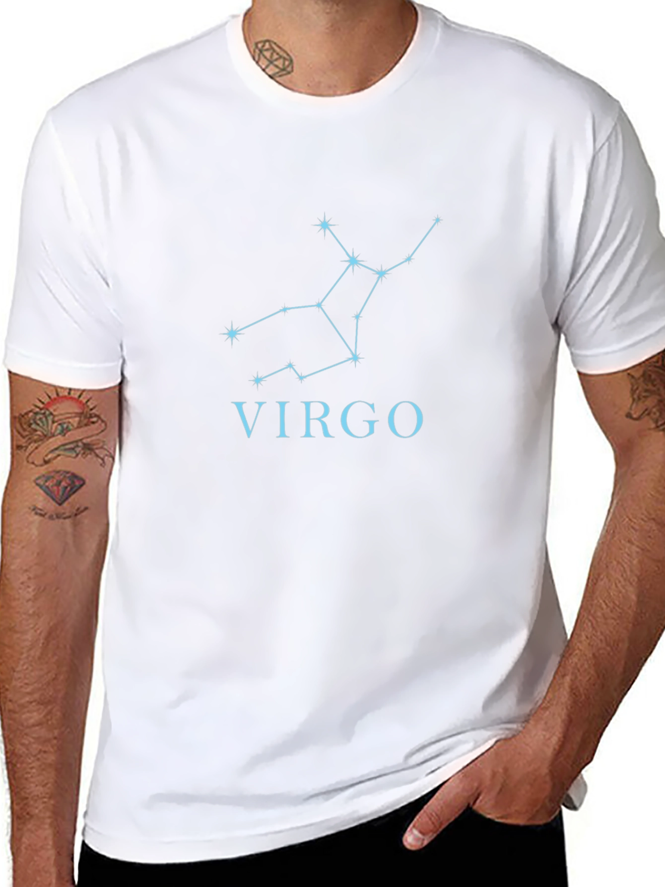 Virgo Constellation T-Shirt - Zodiac Star Sign Tee