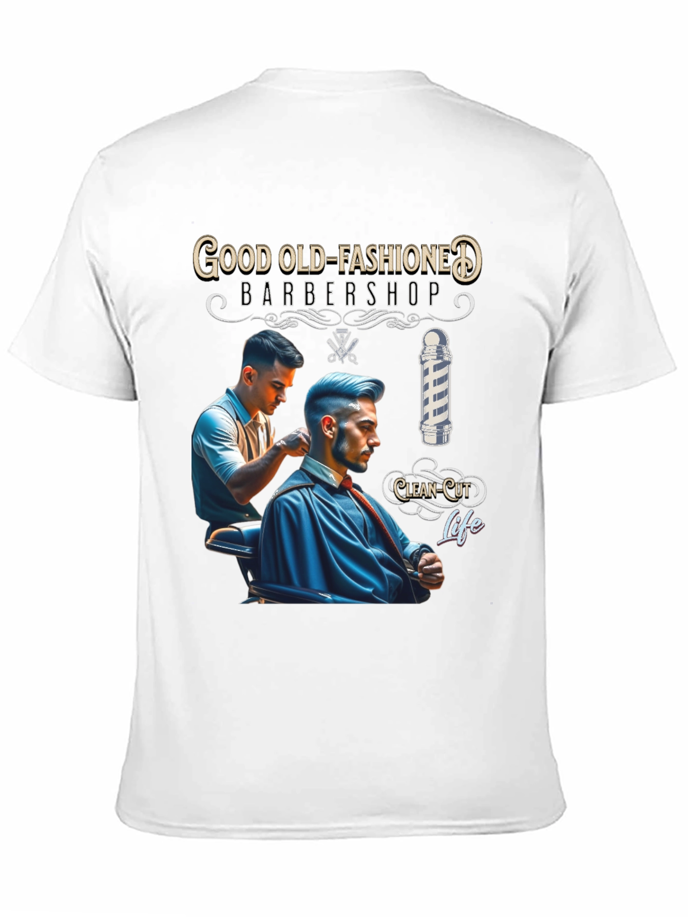 Good Old-Fashioned Barbershop T-Shirt