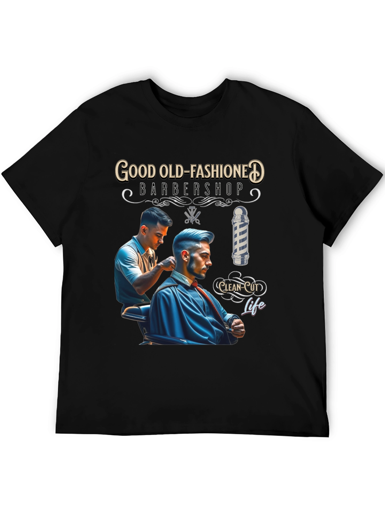 Good Old-Fashioned Barbershop T-Shirt