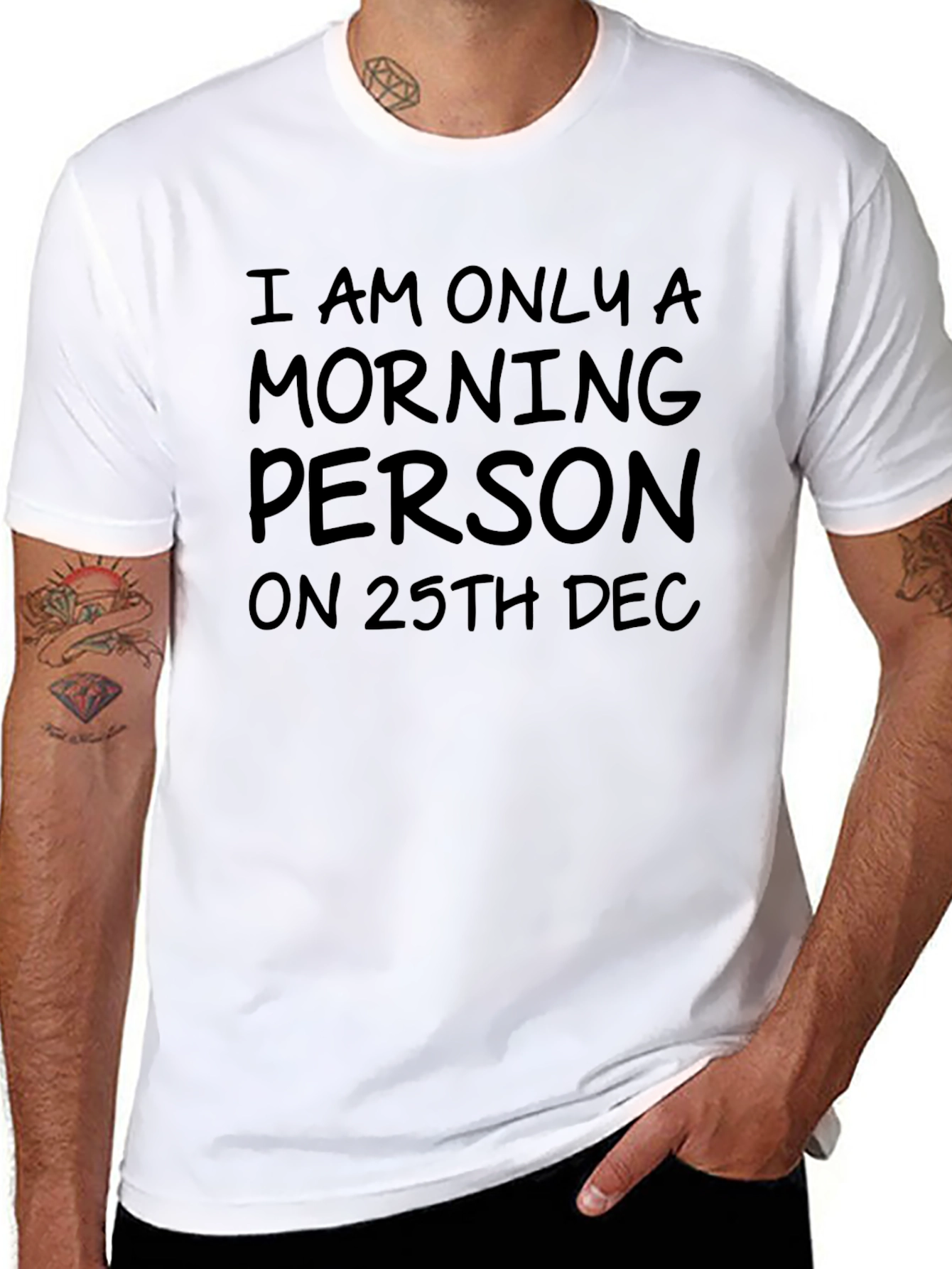 Funny Christmas Morning Person T-Shirt