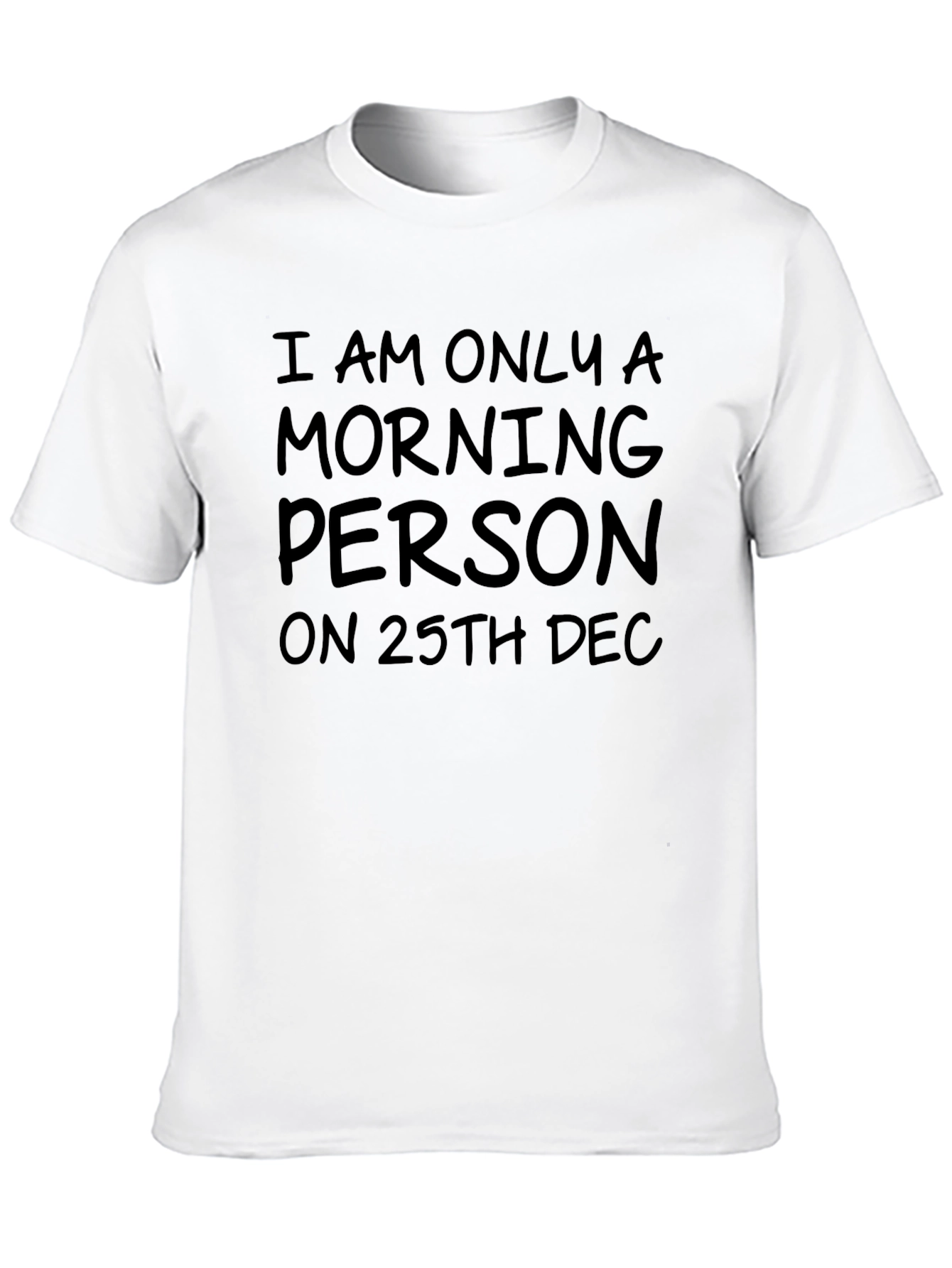 Funny Christmas Morning Person T-Shirt