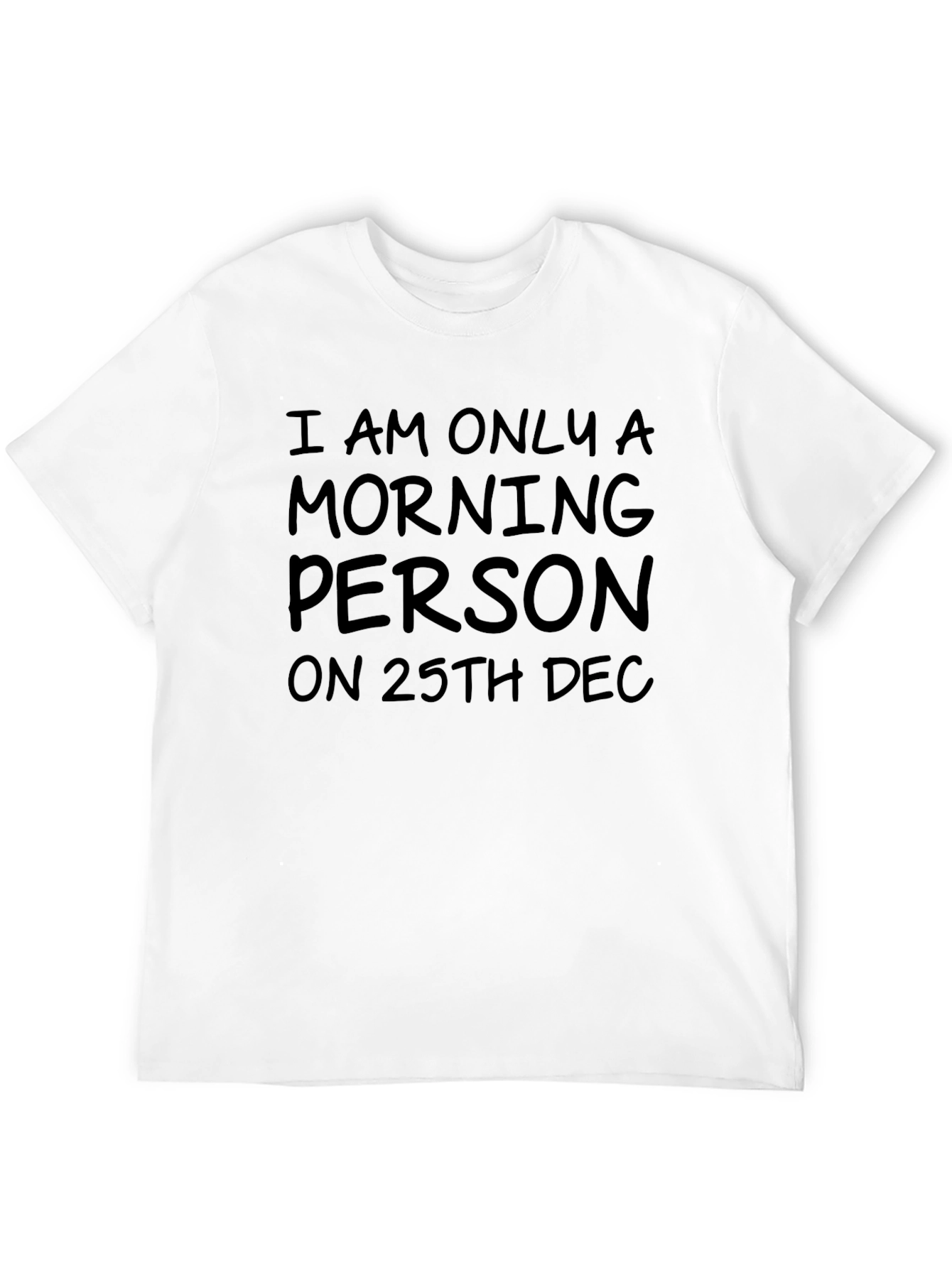 Funny Christmas Morning Person T-Shirt
