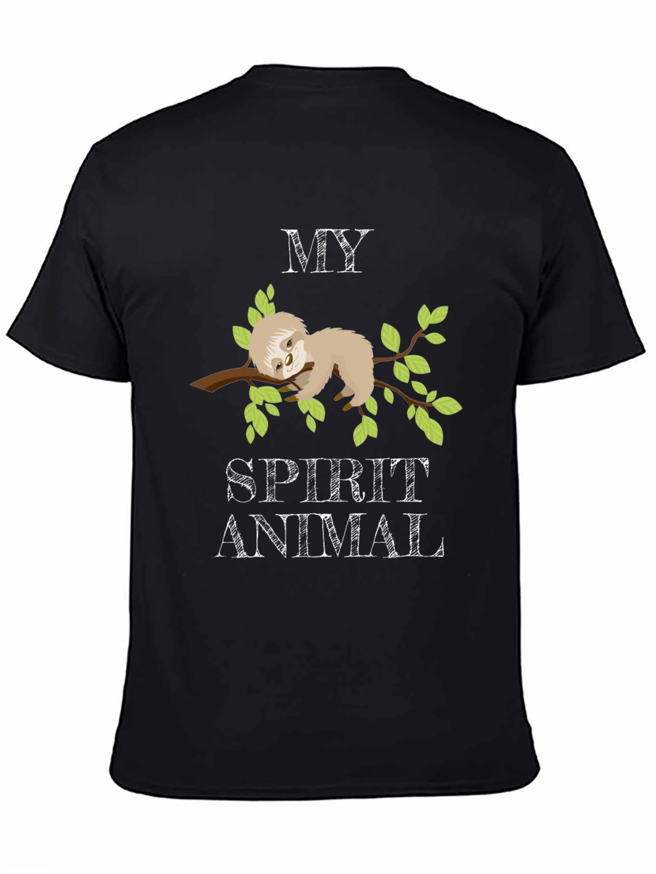 Sloth Spirit Animal Graphic T-Shirt