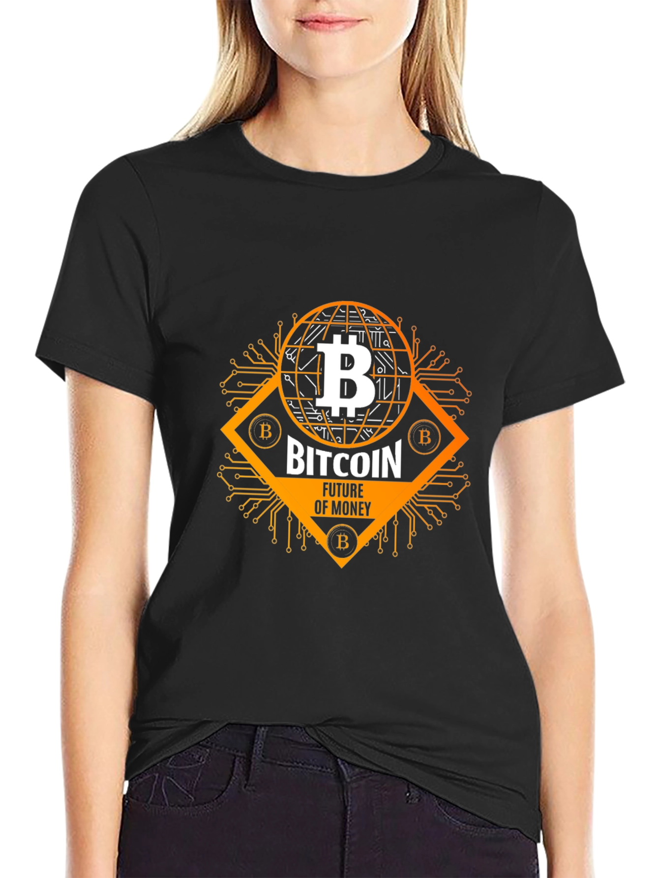 Bitcoin Future of Money Black T-Shirt