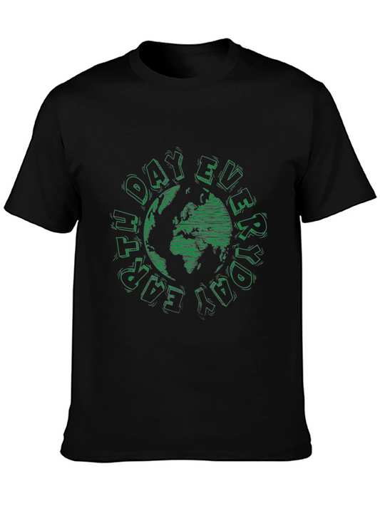 Everyday Earth Day T-Shirt - Black Crew Neck