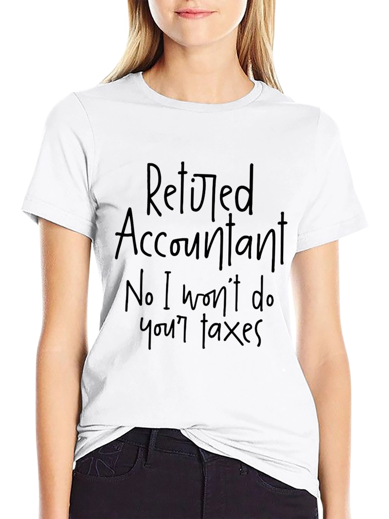Retired Accountant Funny Graphic T-Shirt