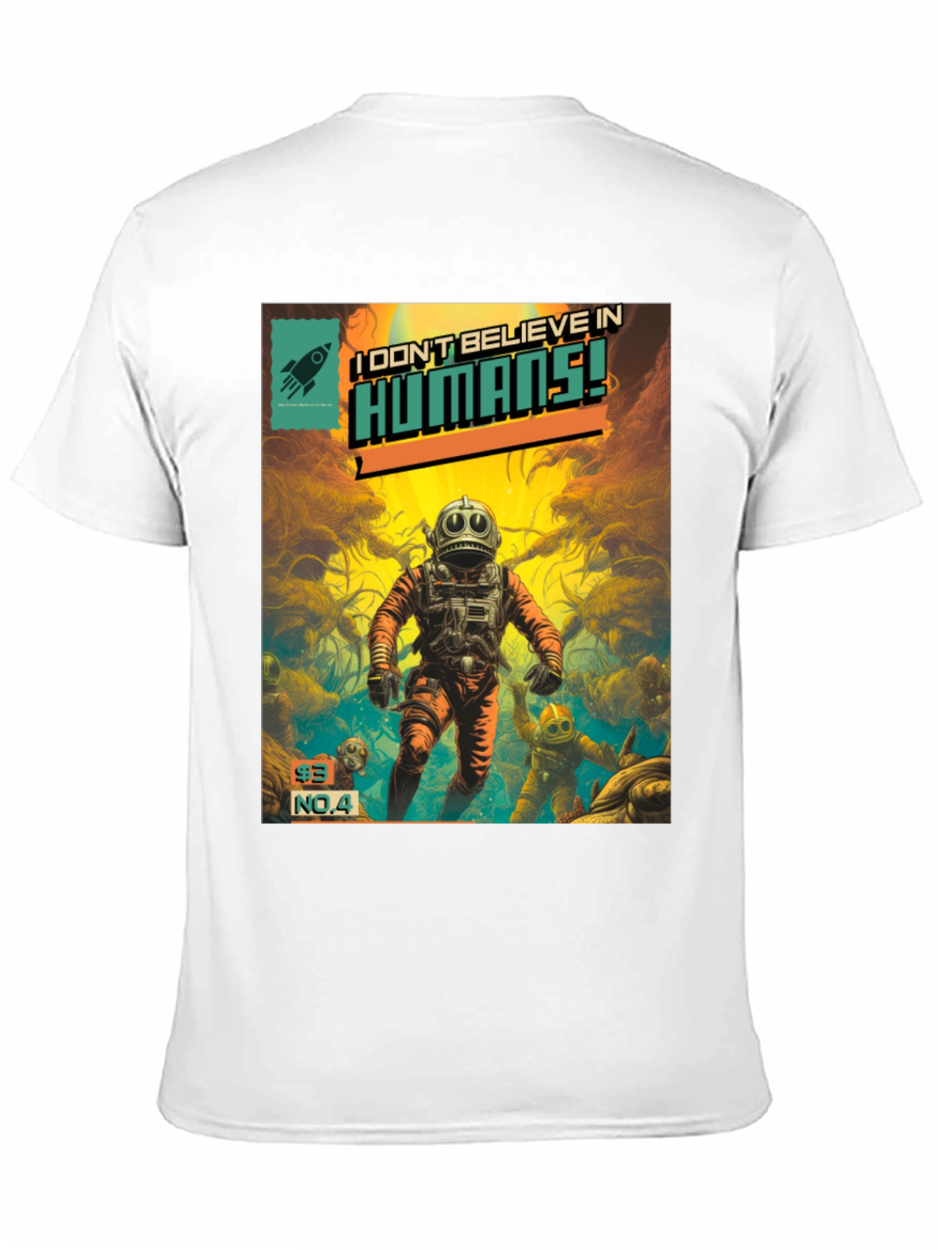 I Dont Believe in Humans! Comic T-Shirt