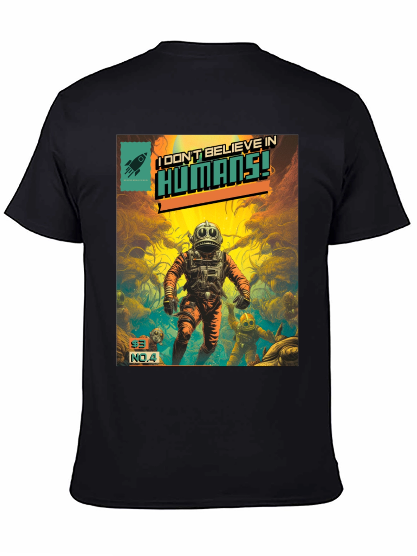 I Dont Believe in Humans! Comic T-Shirt
