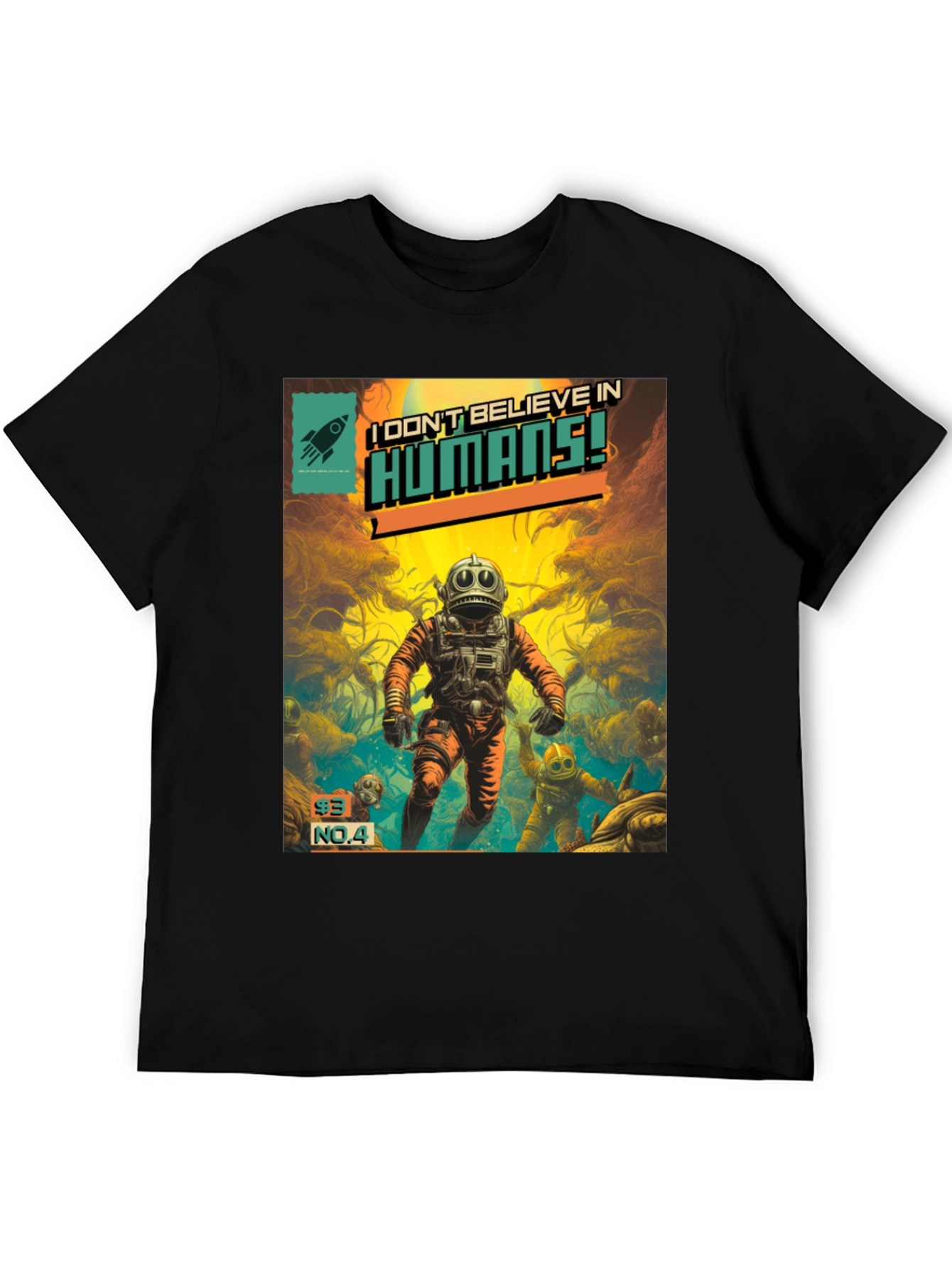 I Dont Believe in Humans! Comic T-Shirt