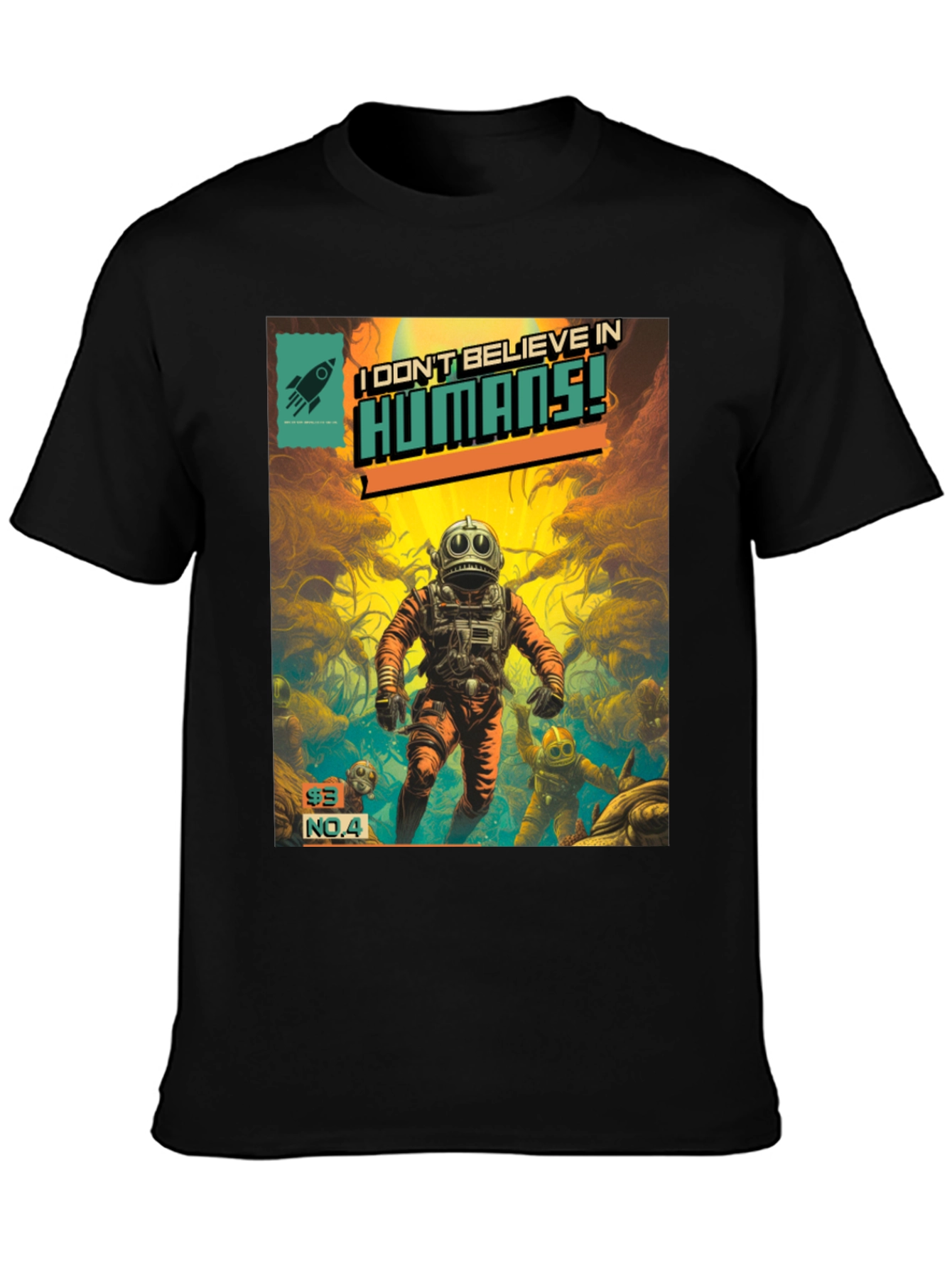 I Dont Believe in Humans! Comic T-Shirt