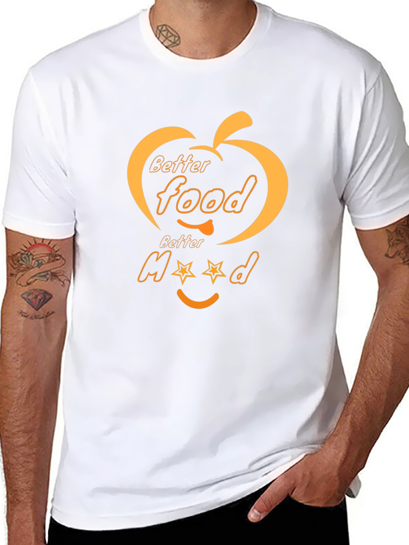 Better Food Better Mood Graphic Tee