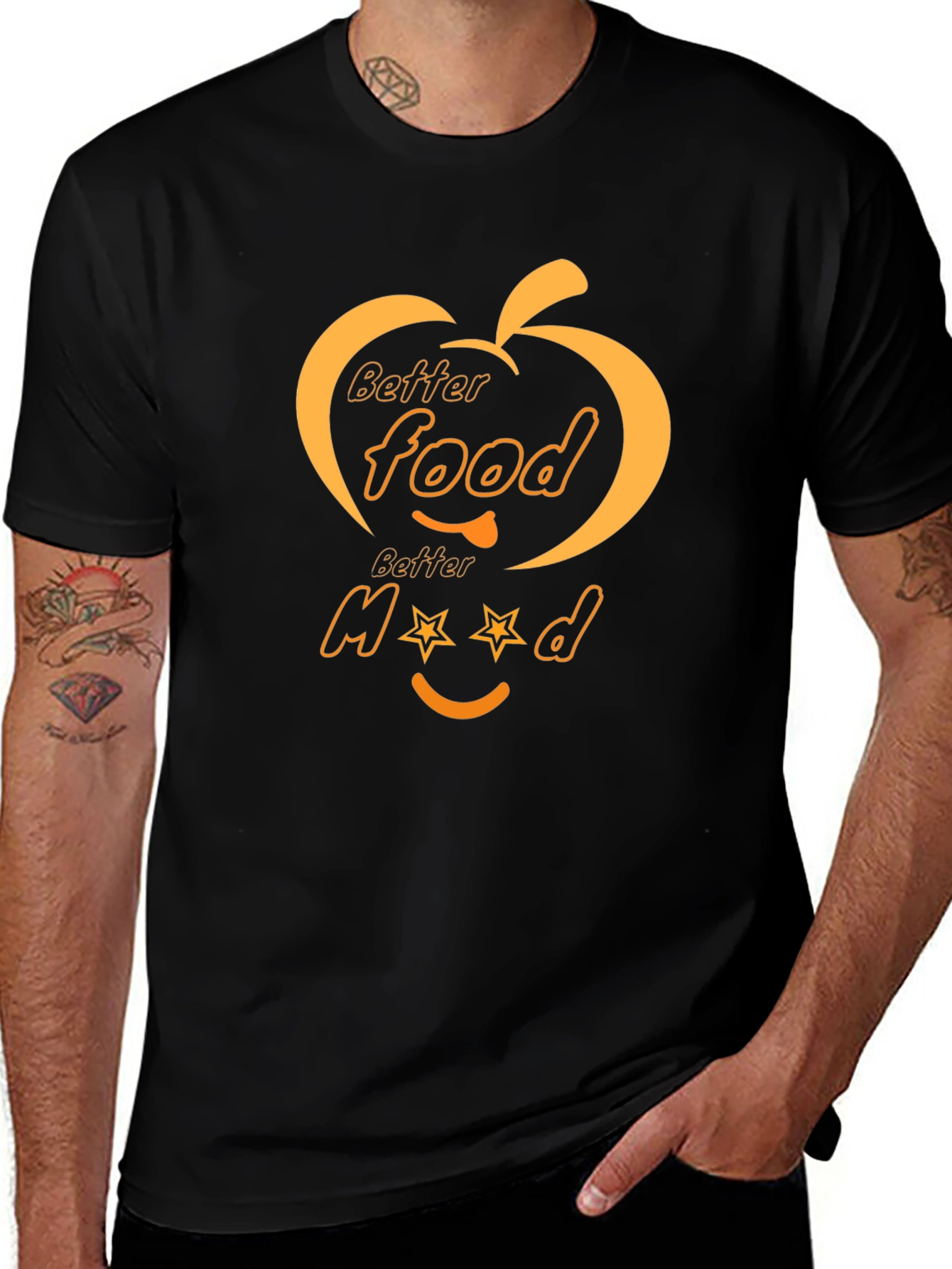 Better Food Better Mood Graphic Tee