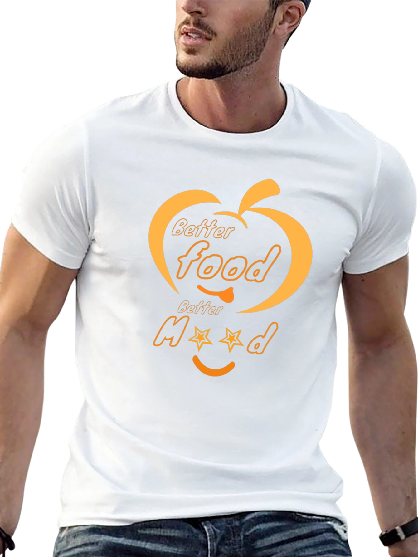 Better Food Better Mood Graphic Tee