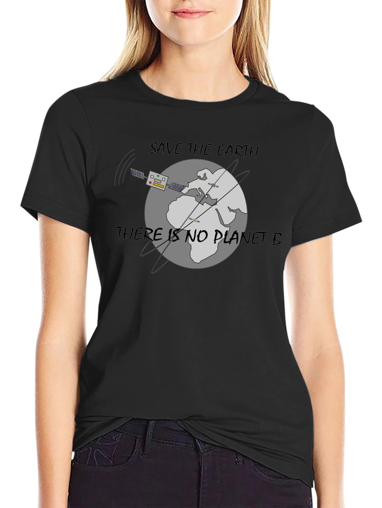 Save the Earth Black T-Shirt