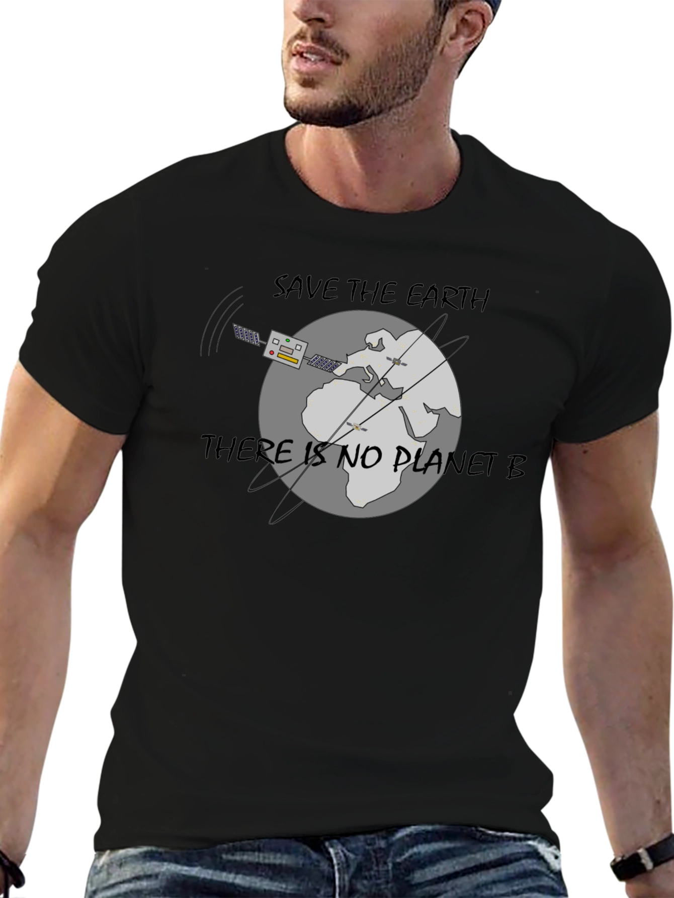 Save the Earth Black T-Shirt