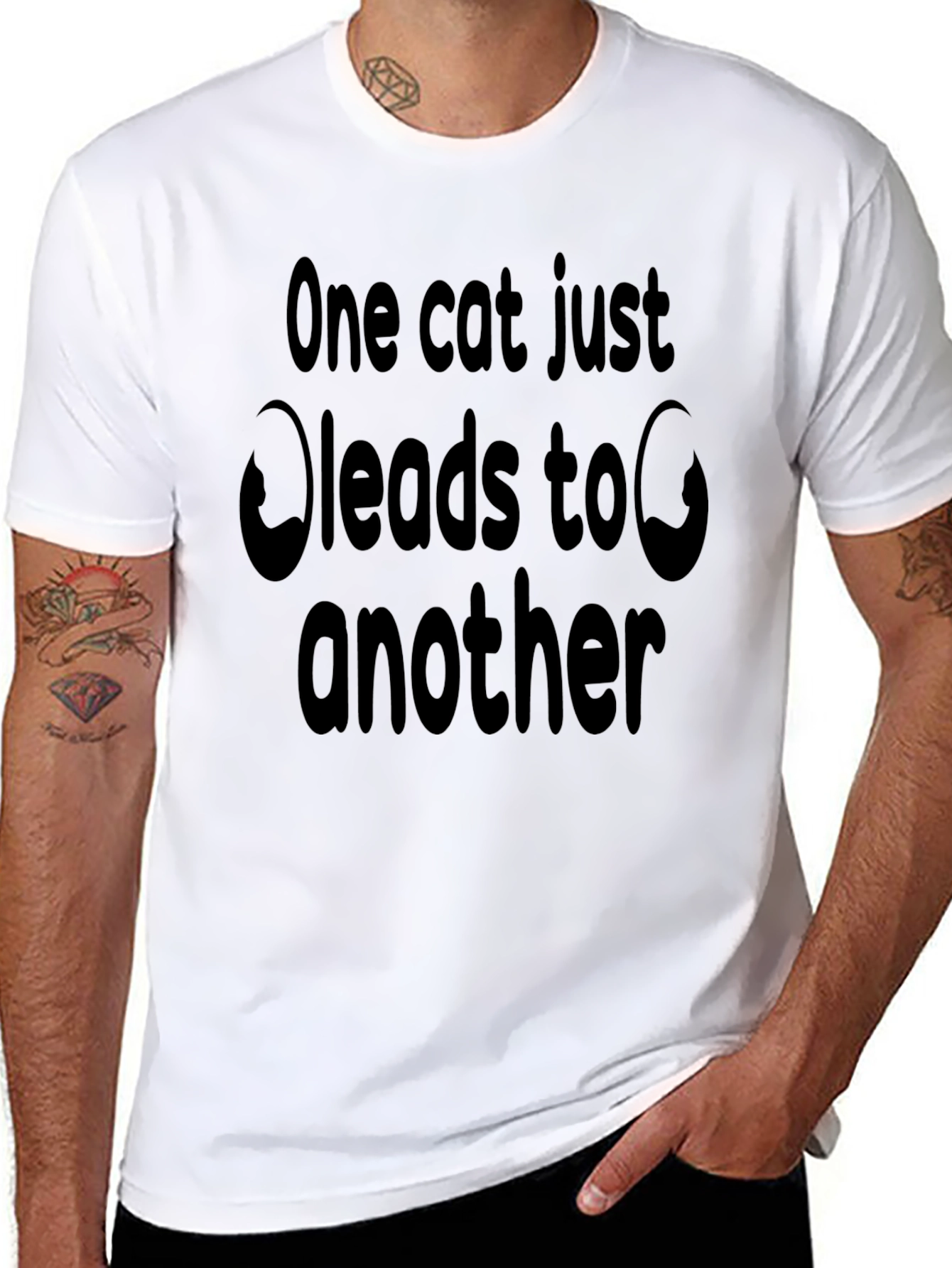 One Cat Leads to Another Graphic T-Shirt
