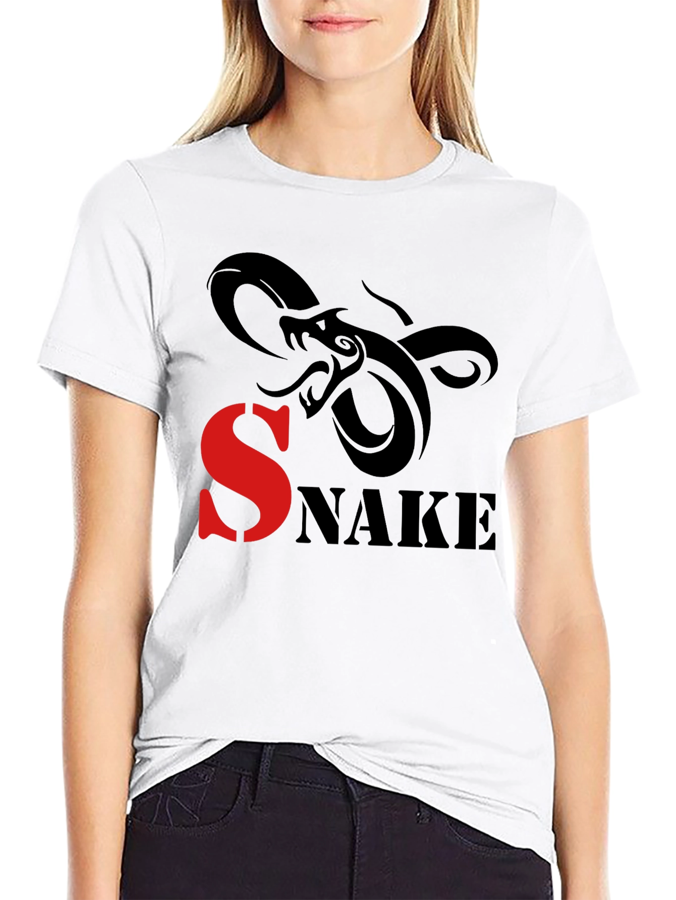 Snake Graphic Print T-Shirt