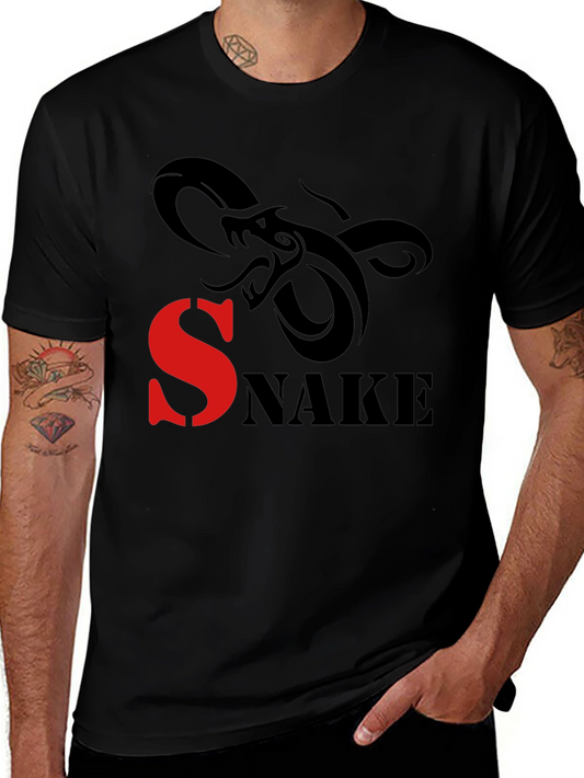 Snake Graphic Print T-Shirt