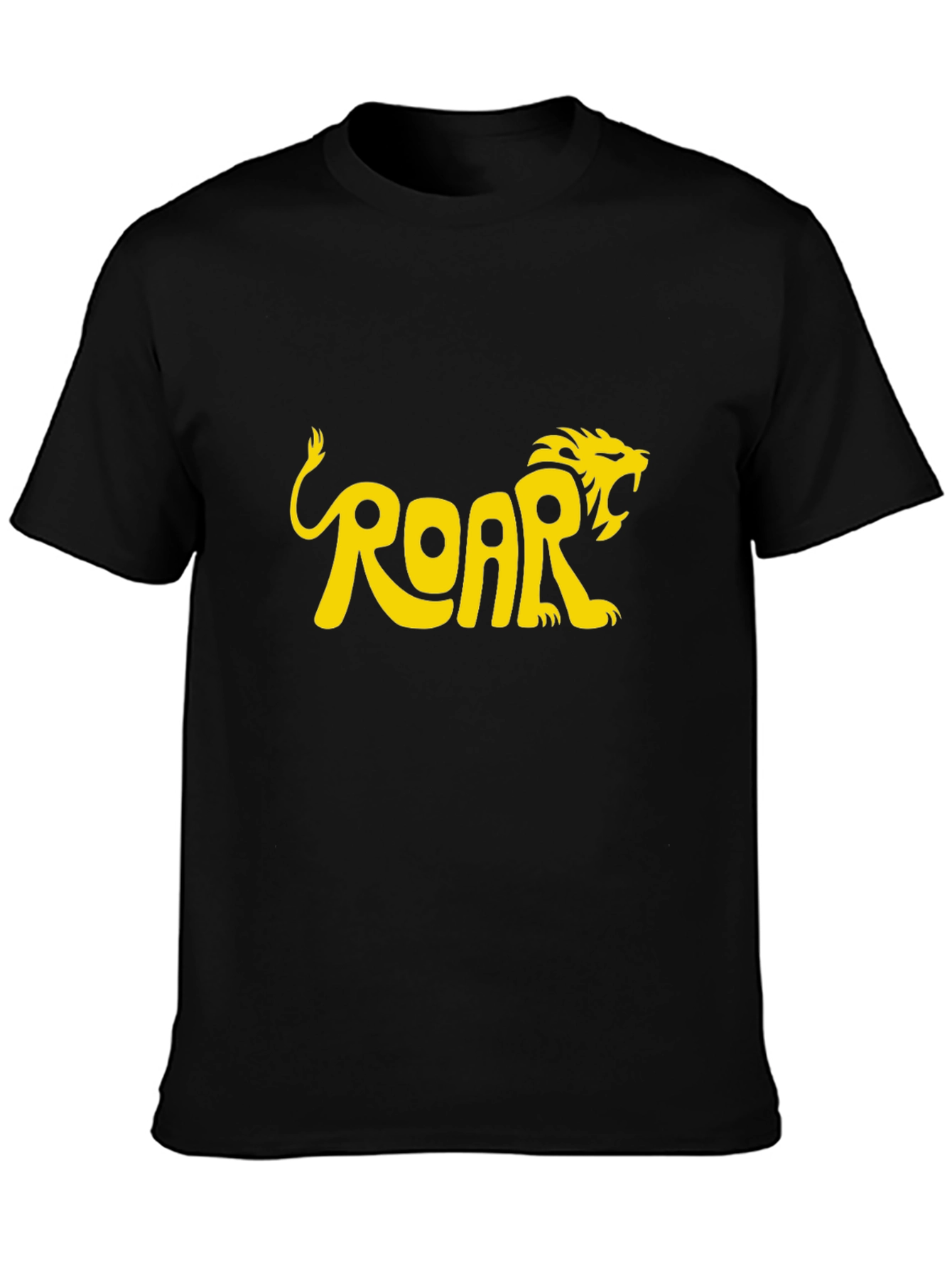 Roar Lion Graphic Tee - Bold Animal Design