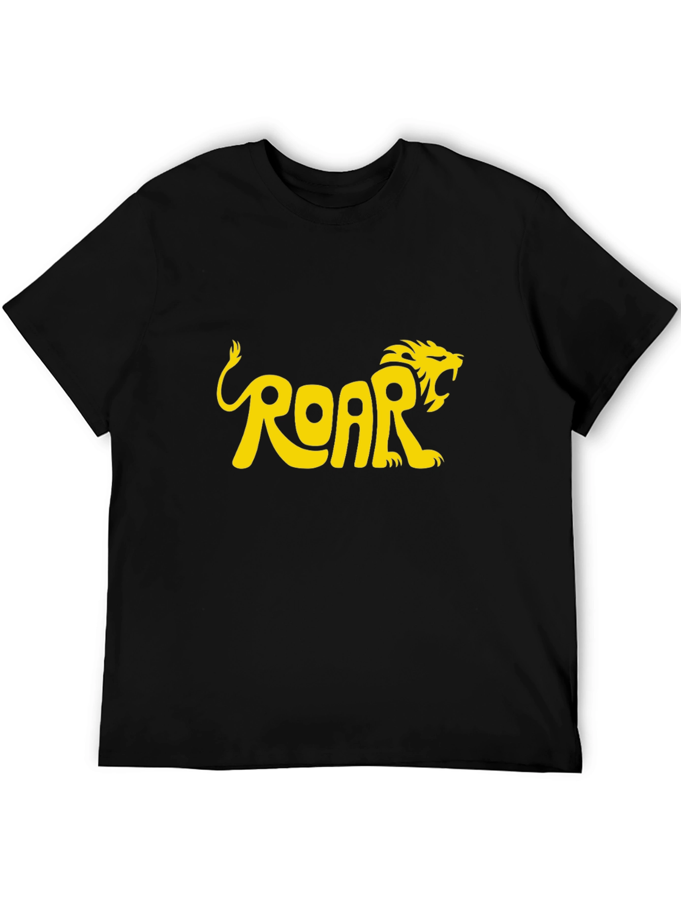 Roar Lion Graphic Tee - Bold Animal Design